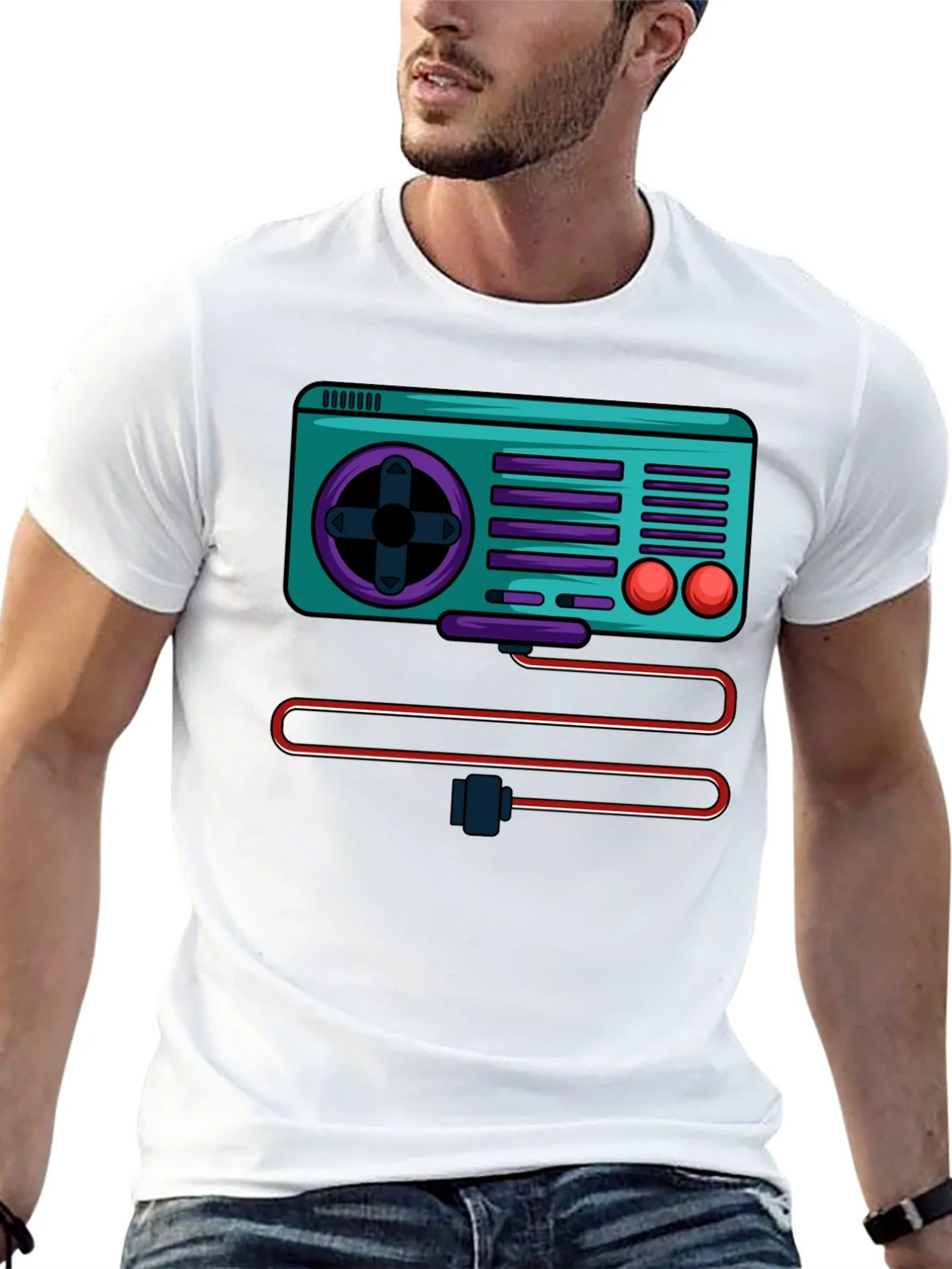 Retro Gaming Console Graphic Tee product image 12