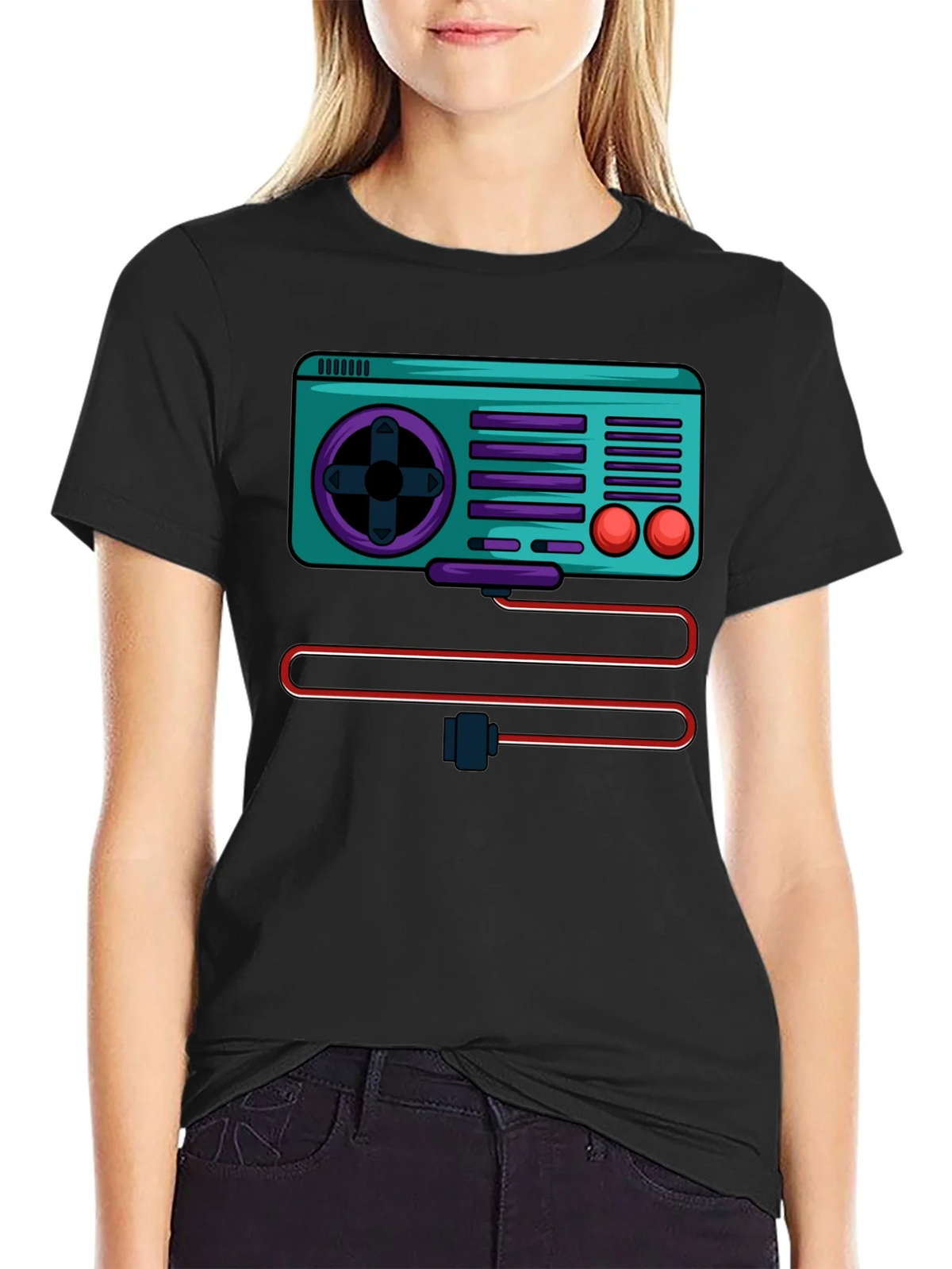 Retro Gaming Console Graphic Tee product image 2