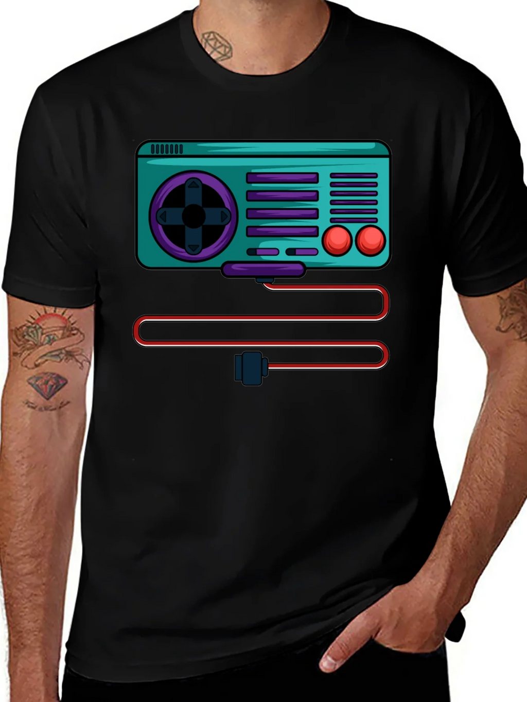 Retro Gaming Console Graphic Tee product image 1