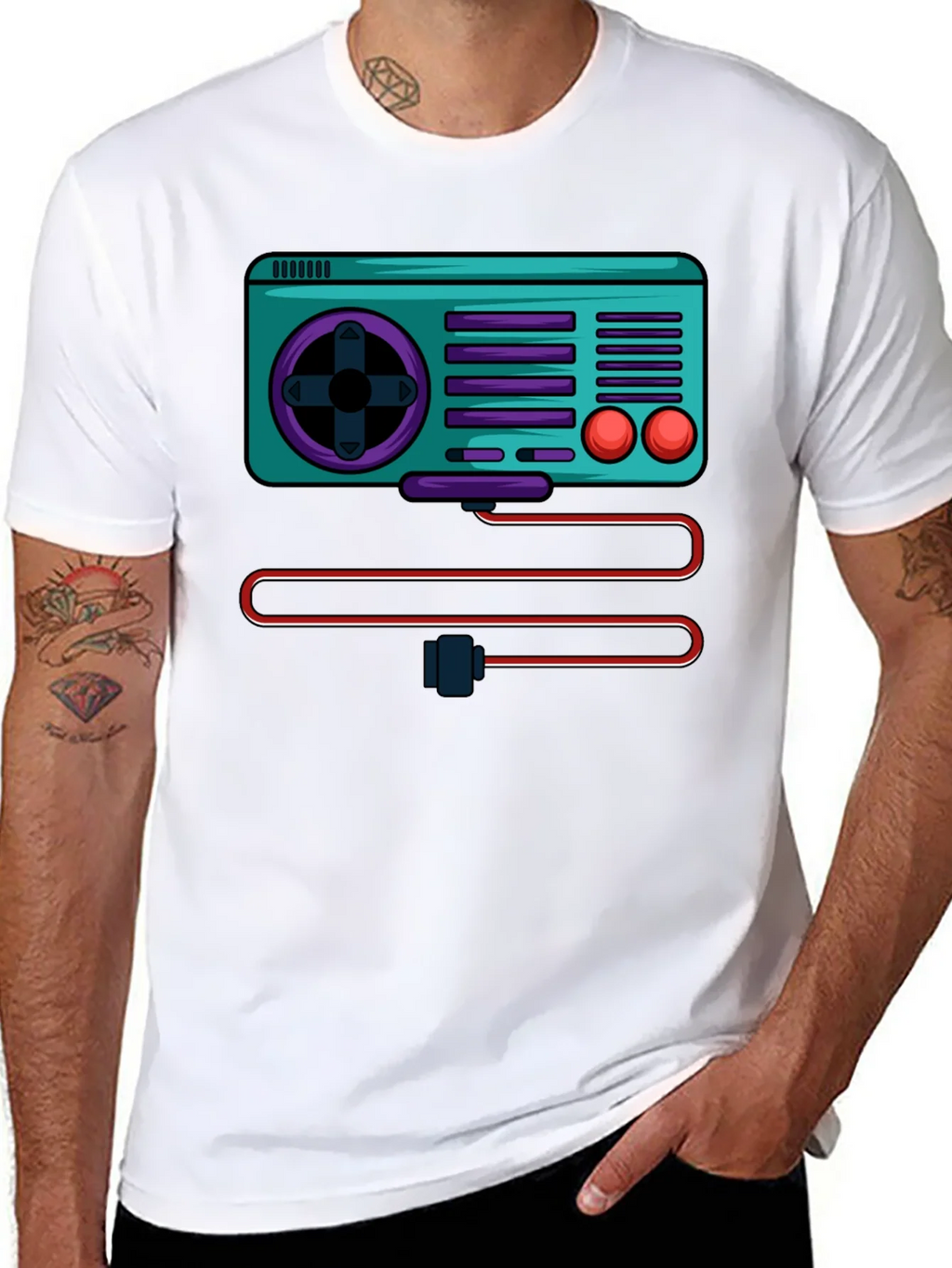 Retro Gaming Console Graphic Tee product image 7