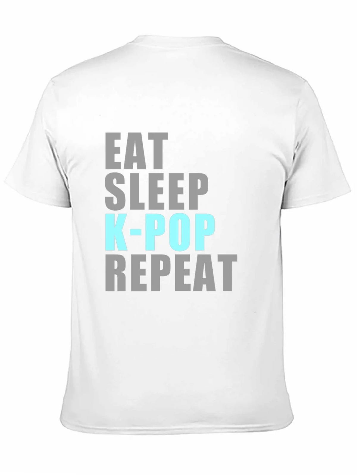 Eat Sleep K-Pop Repeat Black T-Shirt product image 10