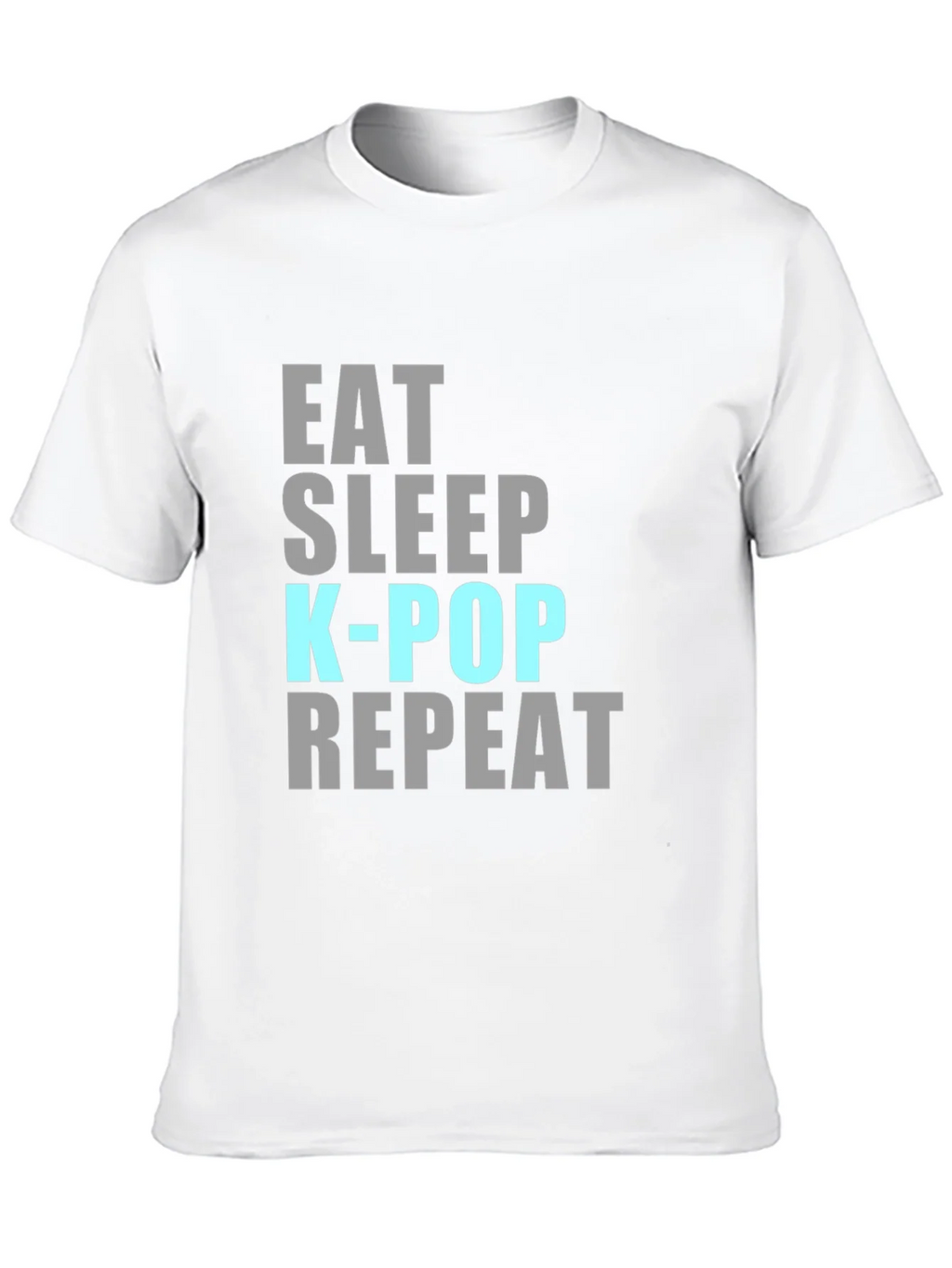 Eat Sleep K-Pop Repeat Black T-Shirt product image 9