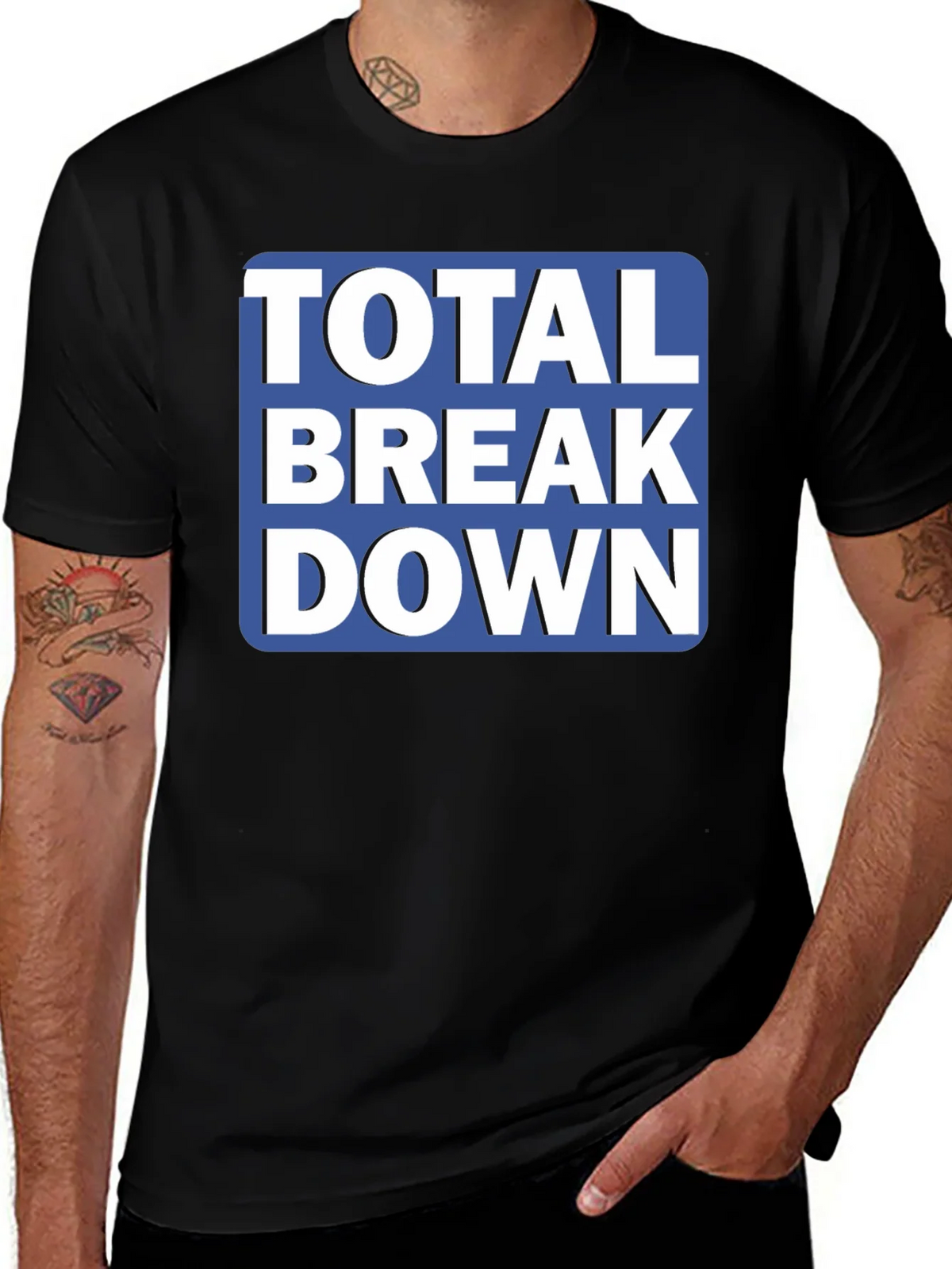 Total Breakdown Graphic Tee - Mens Black T-Shirt product image 1