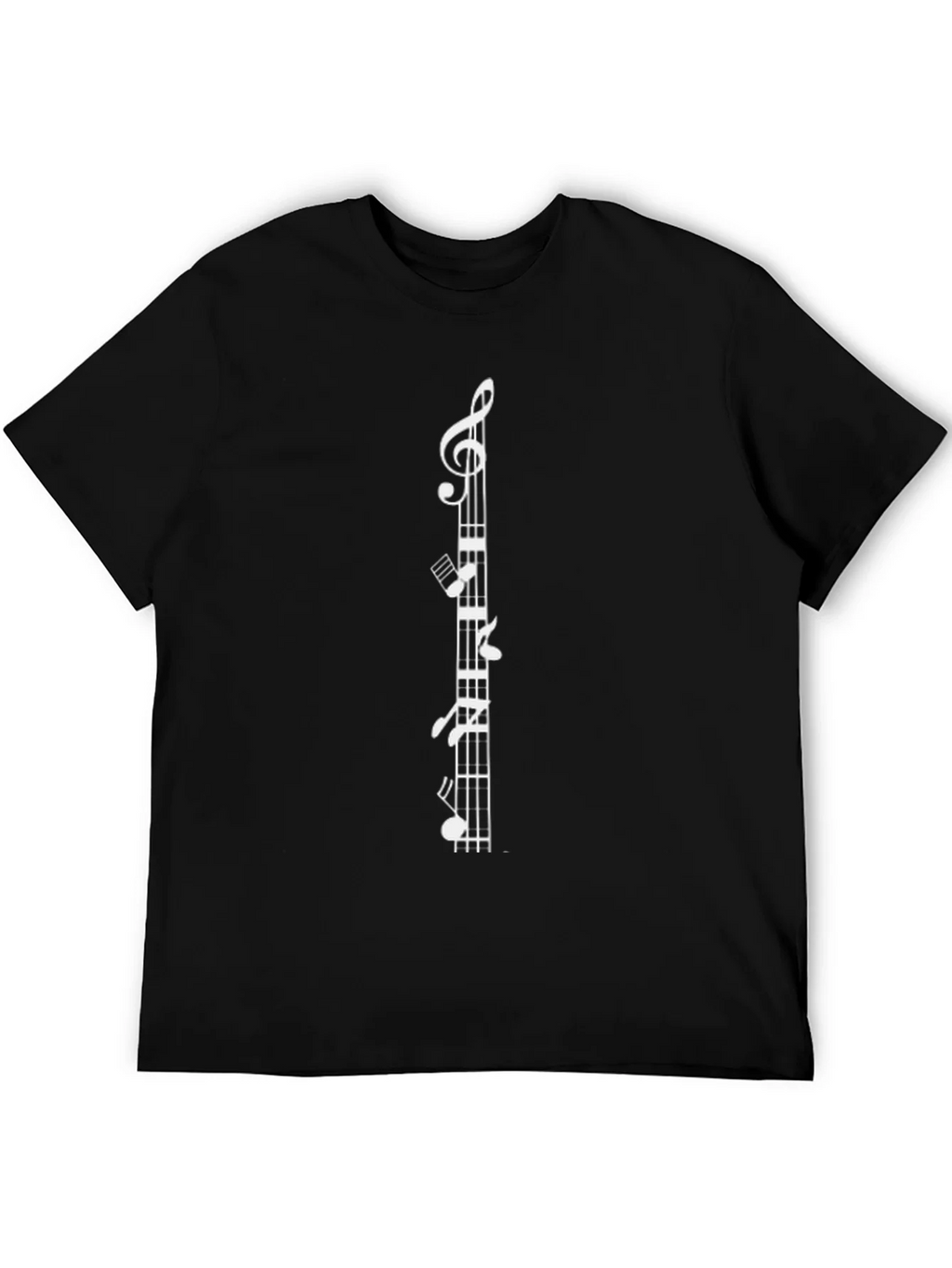 Musical Note Staff Graphic T-Shirt product image 5