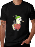 Llama Scarecrow Graphic Tee product image 1