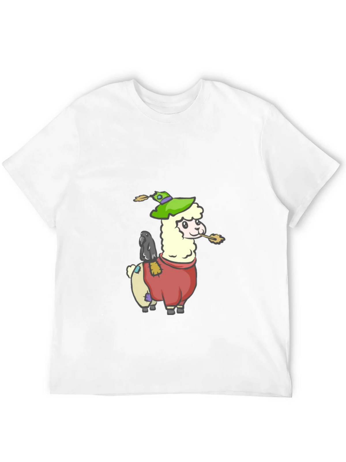 Llama Scarecrow Graphic Tee product image 11