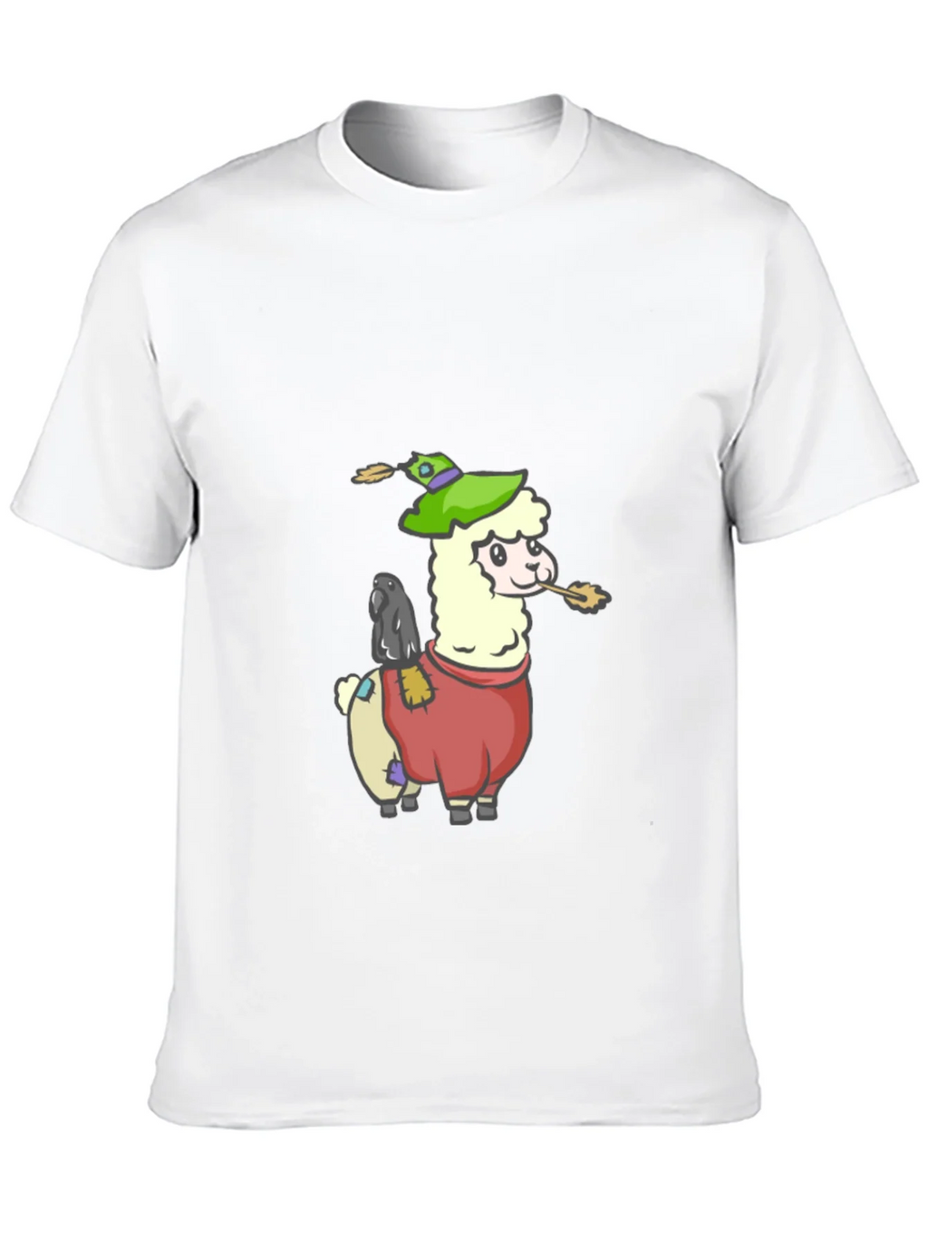 Llama Scarecrow Graphic Tee product image 9