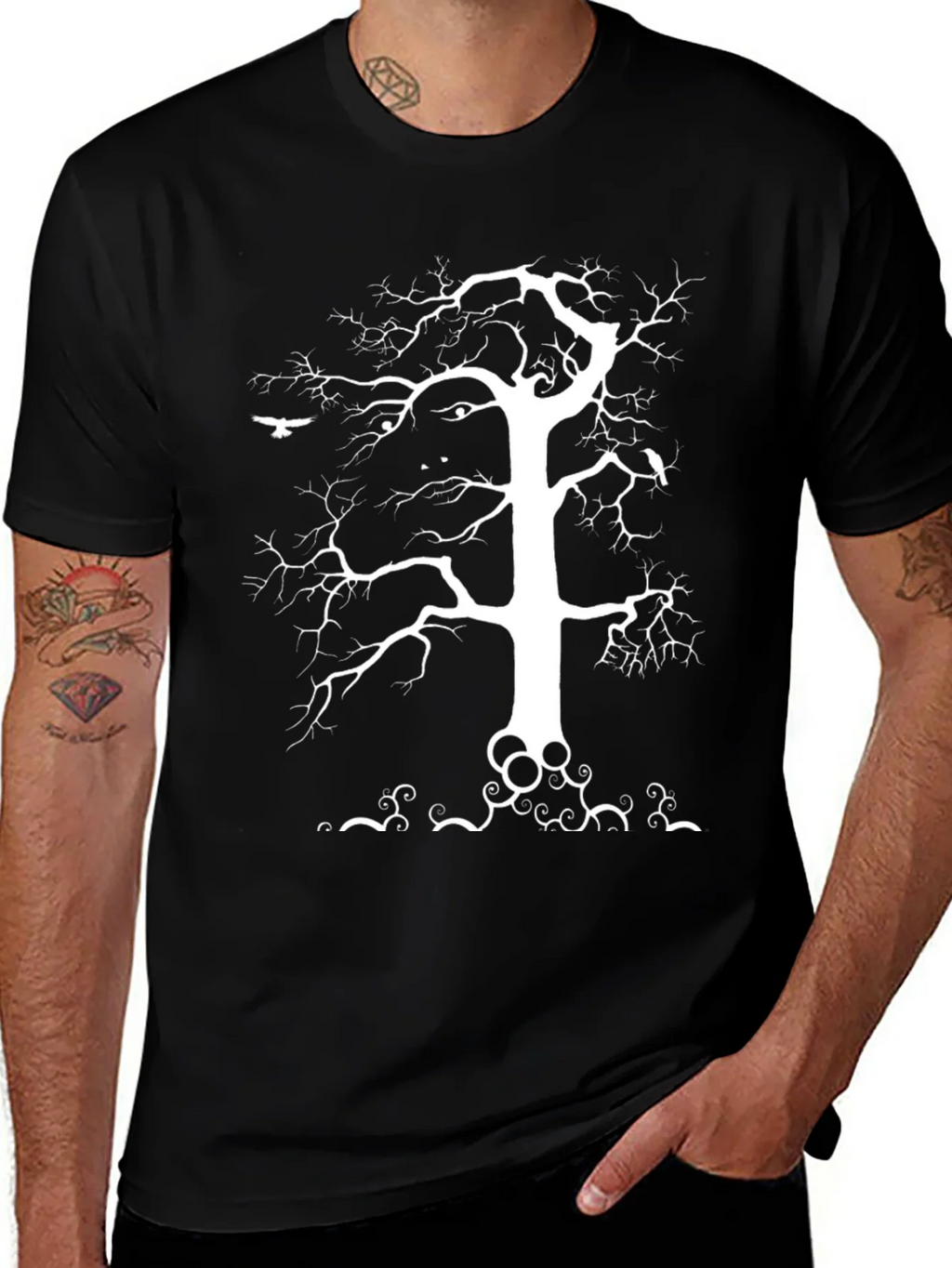 Mystic Tree Graphic Tee - Black product image 1