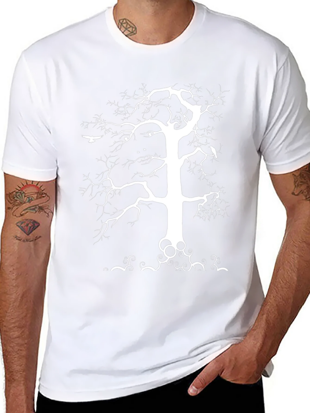 Mystic Tree Graphic Tee - Black product image 7