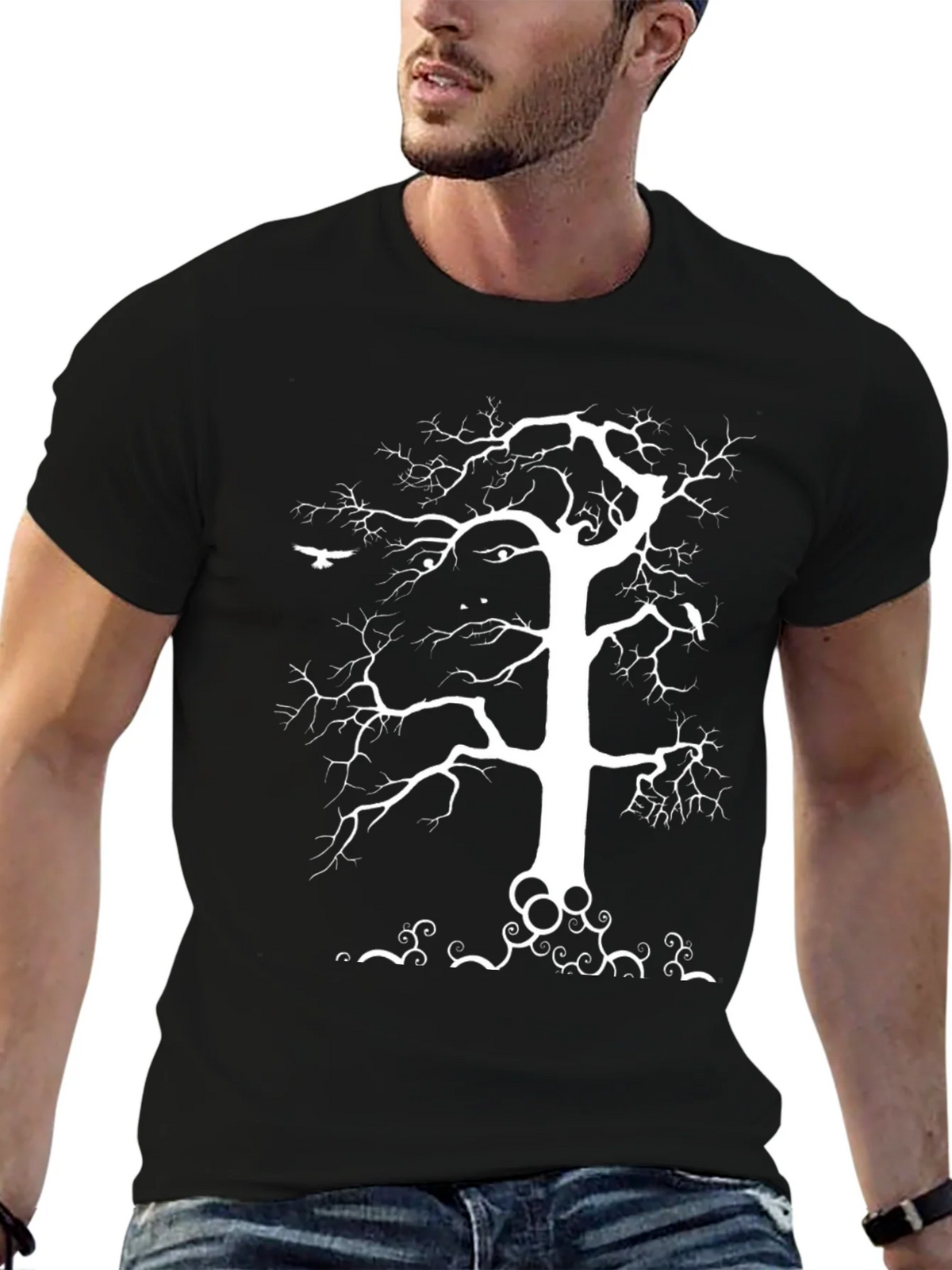Mystic Tree Graphic Tee - Black product image 6