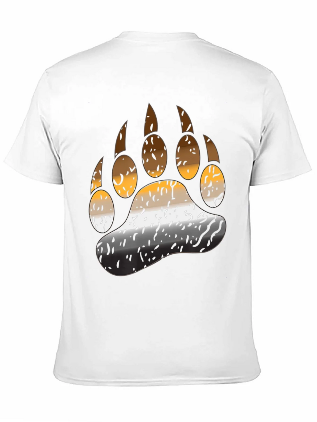 Bear Pride Paw T-Shirt - Black product image 10