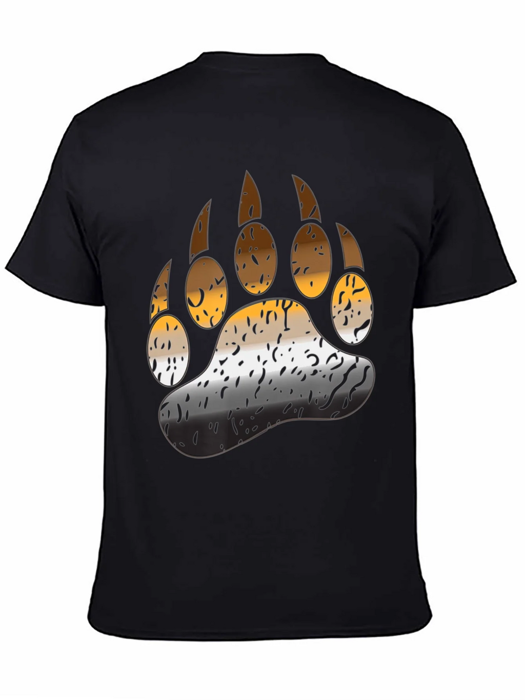 Bear Pride Paw T-Shirt - Black product image 4