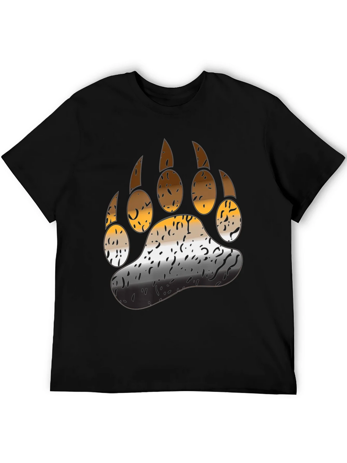 Bear Pride Paw T-Shirt - Black product image 5