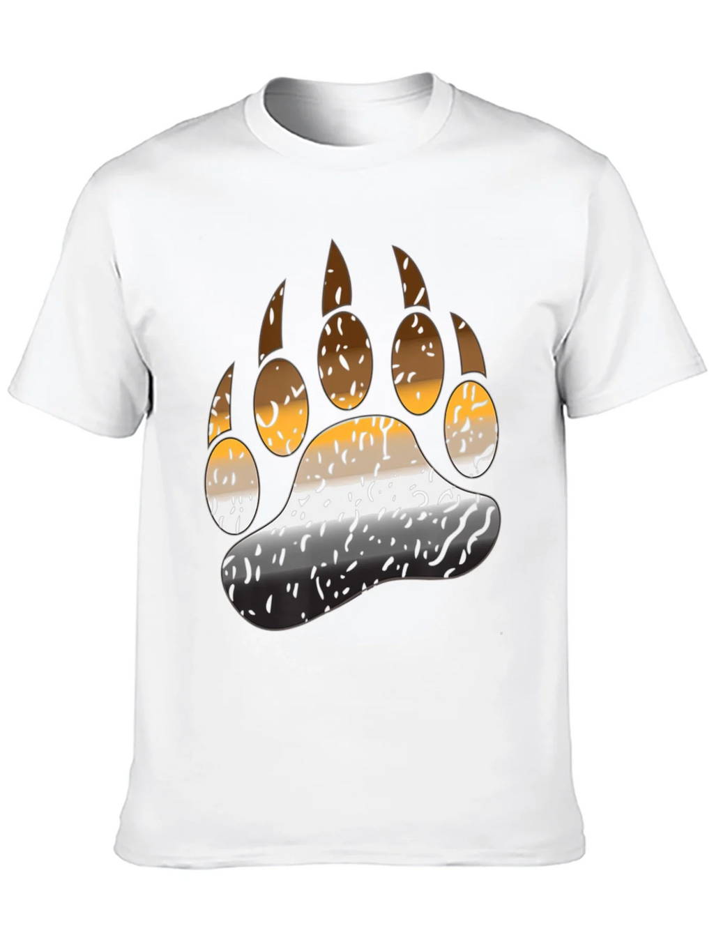Bear Pride Paw T-Shirt - Black product image 9