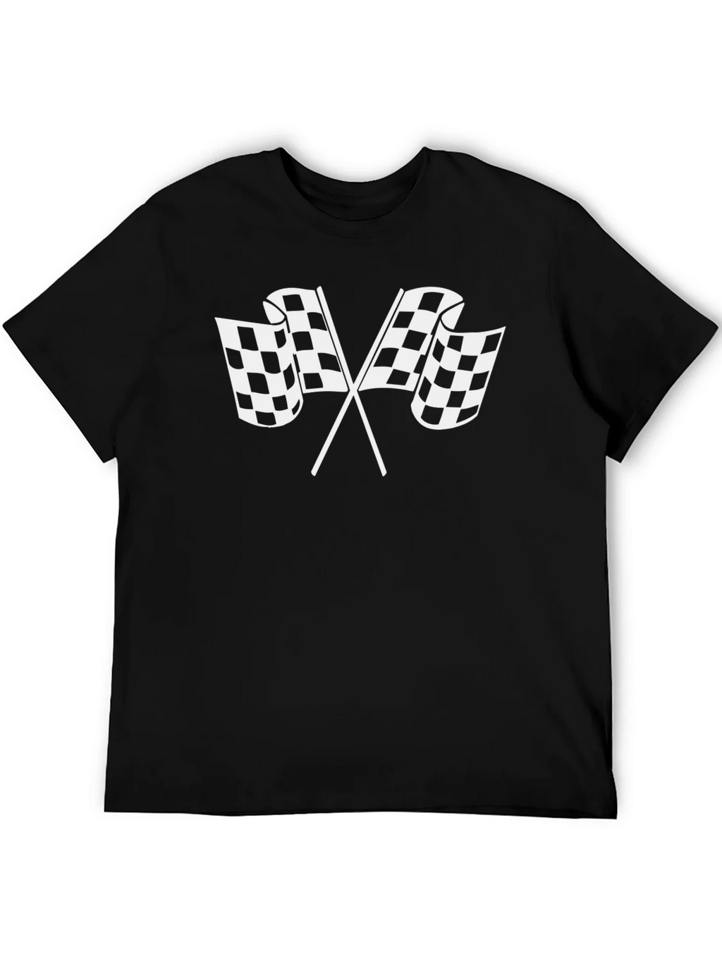 Checkered Flags Graphic T-Shirt - Racing Fan Apparel product image 5