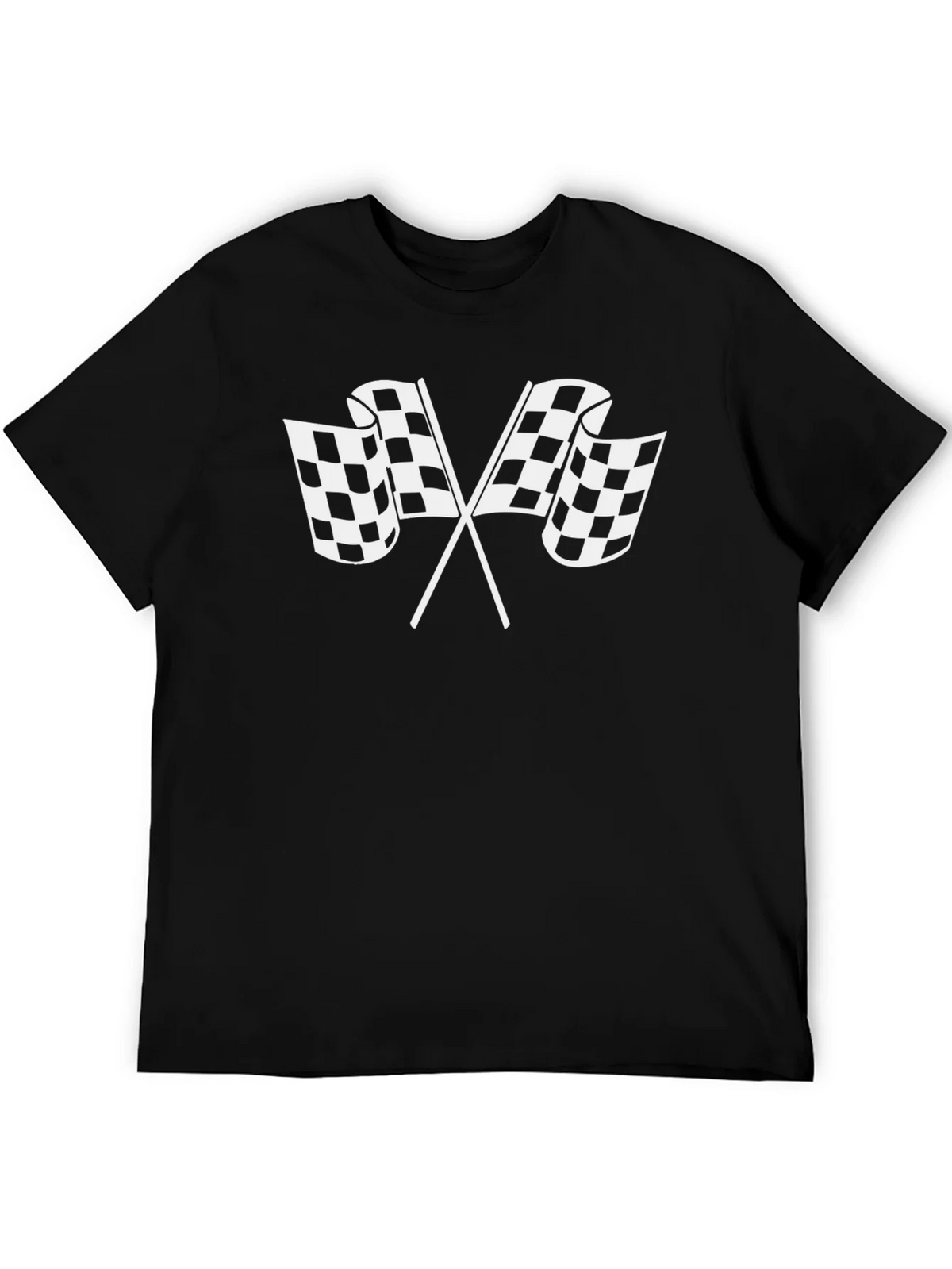 Checkered Flags Graphic T-Shirt - Racing Fan Apparel product image 5