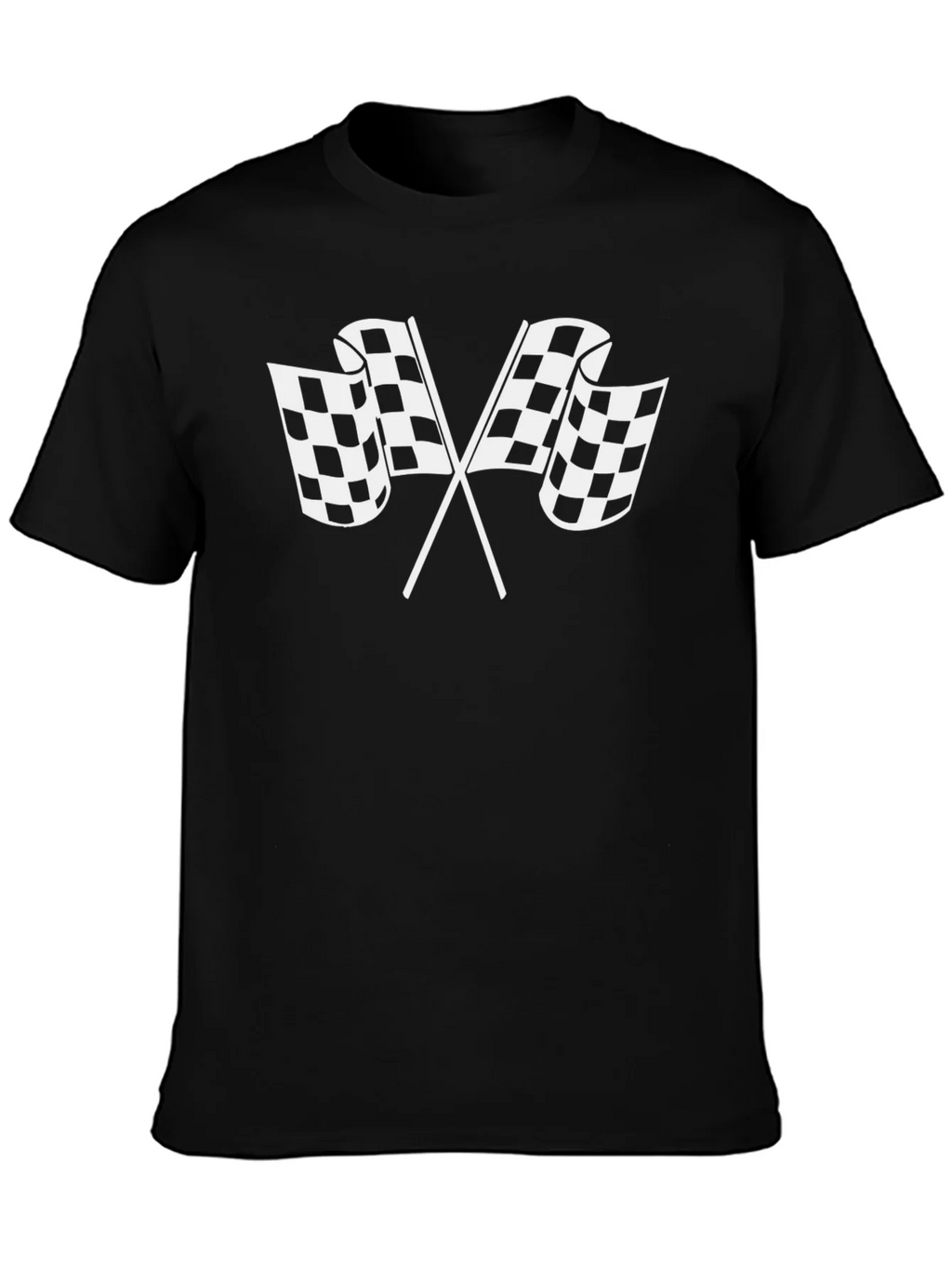 Checkered Flags Graphic T-Shirt - Racing Fan Apparel product image 3