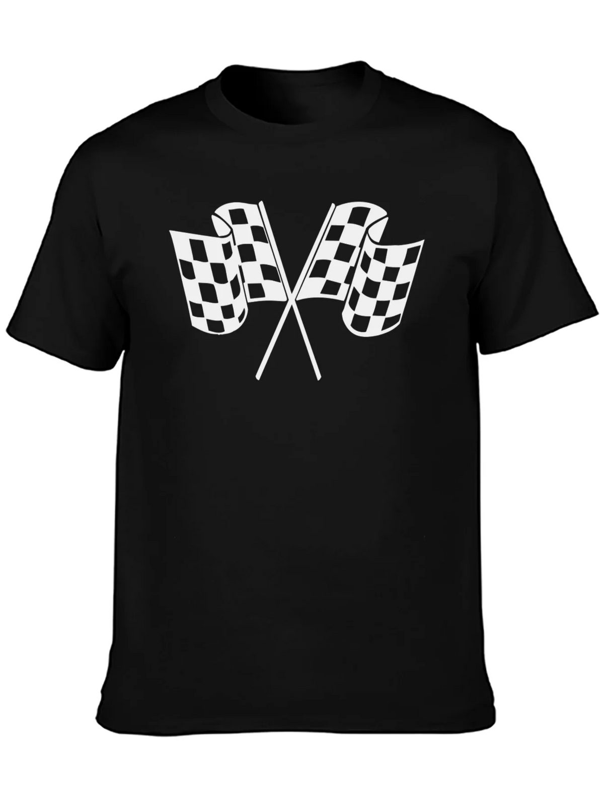 Checkered Flags Graphic T-Shirt - Racing Fan Apparel product image 3
