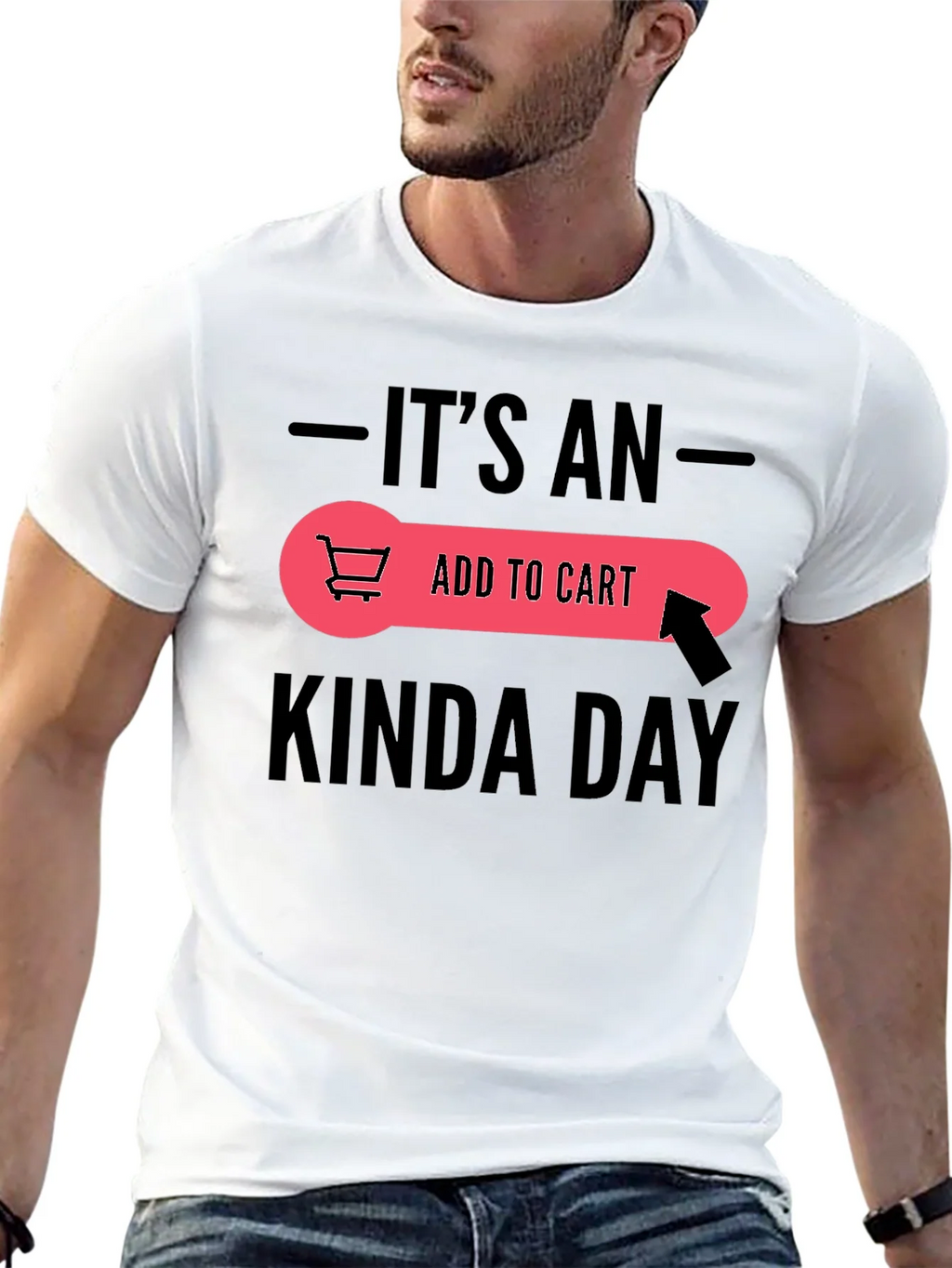 Its An Add To Cart Kinda Day Black T-Shirt product image 12