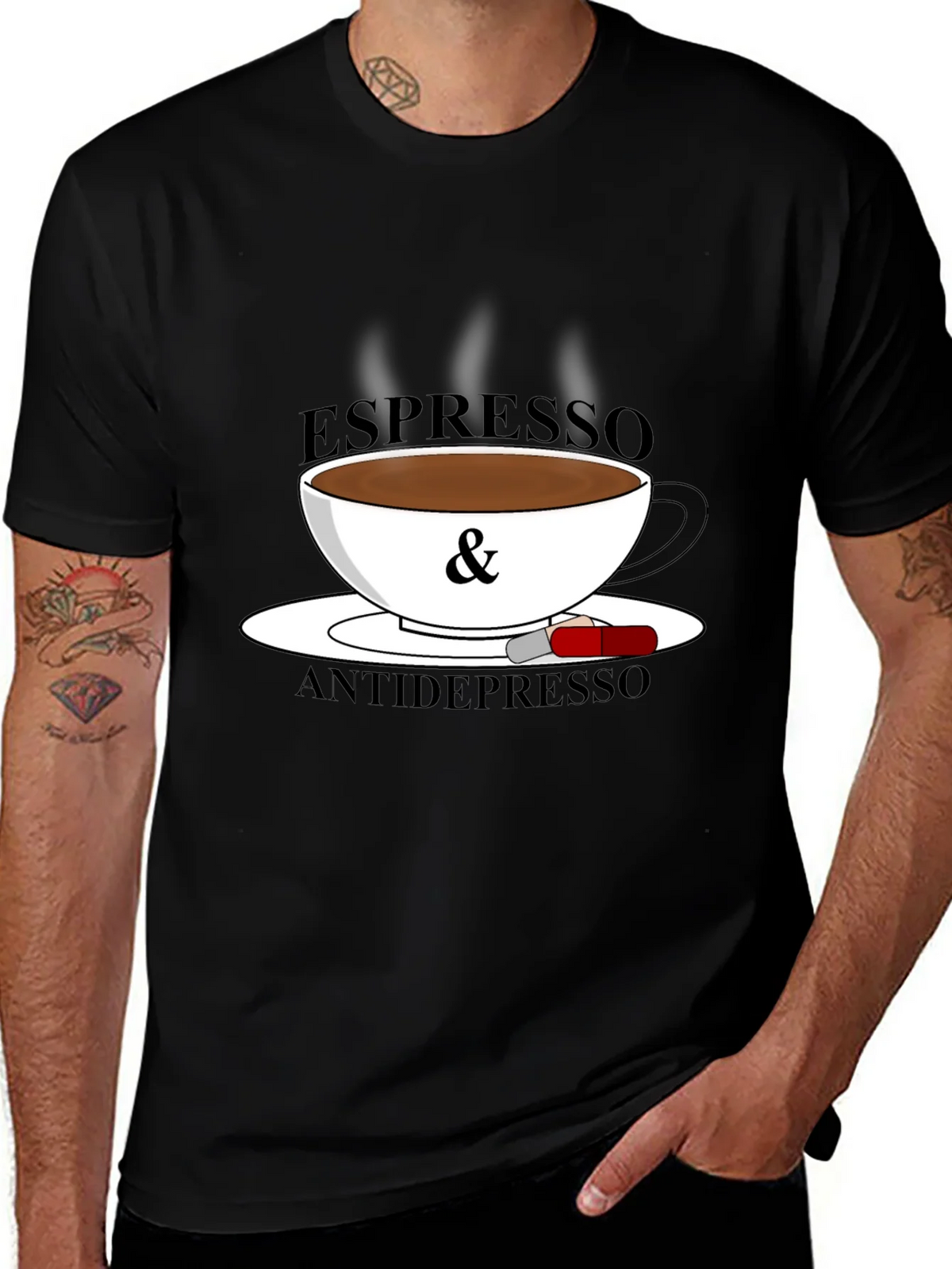 Espresso & Antidepressants Graphic T-Shirt product image 1