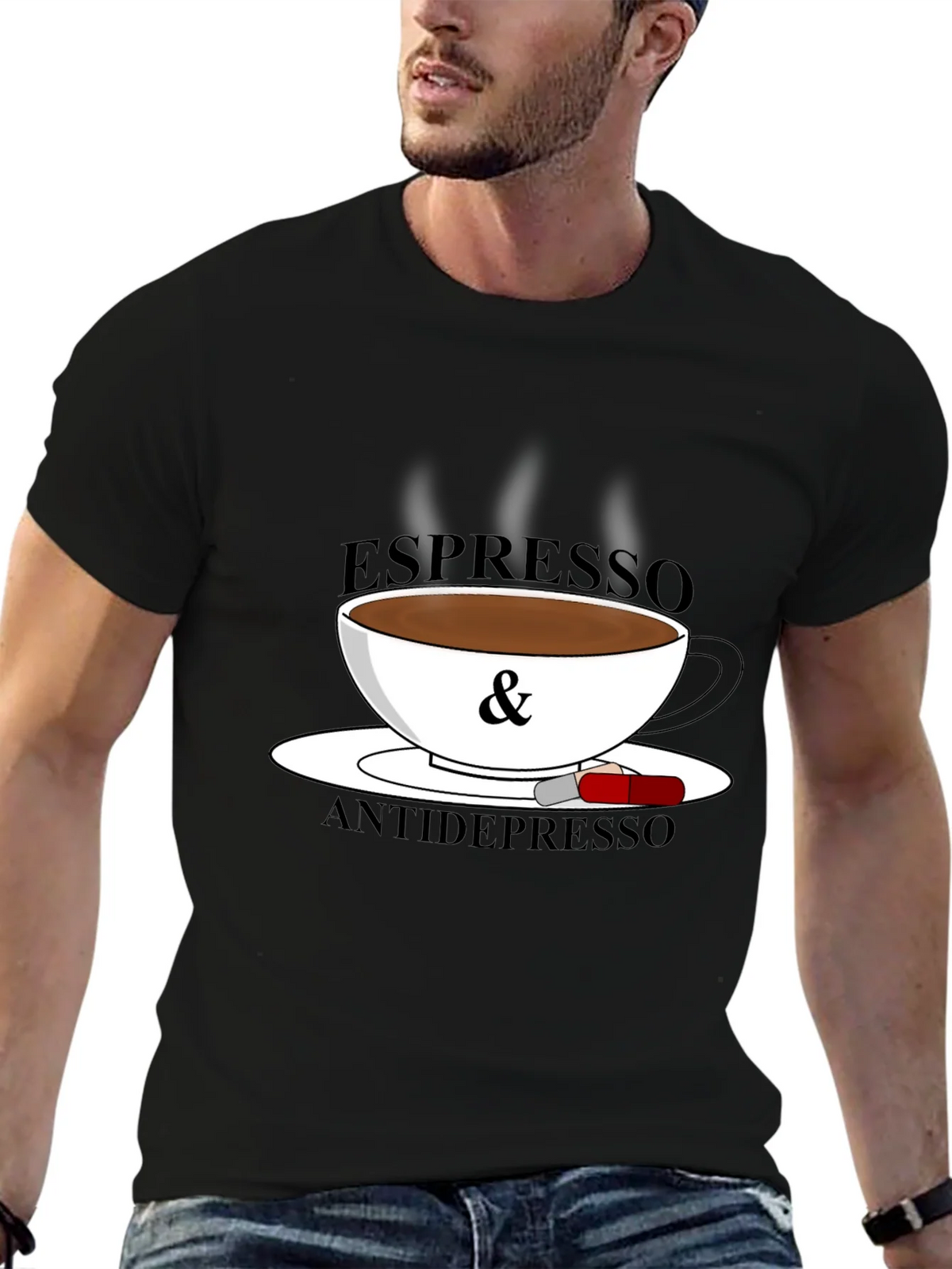 Espresso & Antidepressants Graphic T-Shirt product image 6