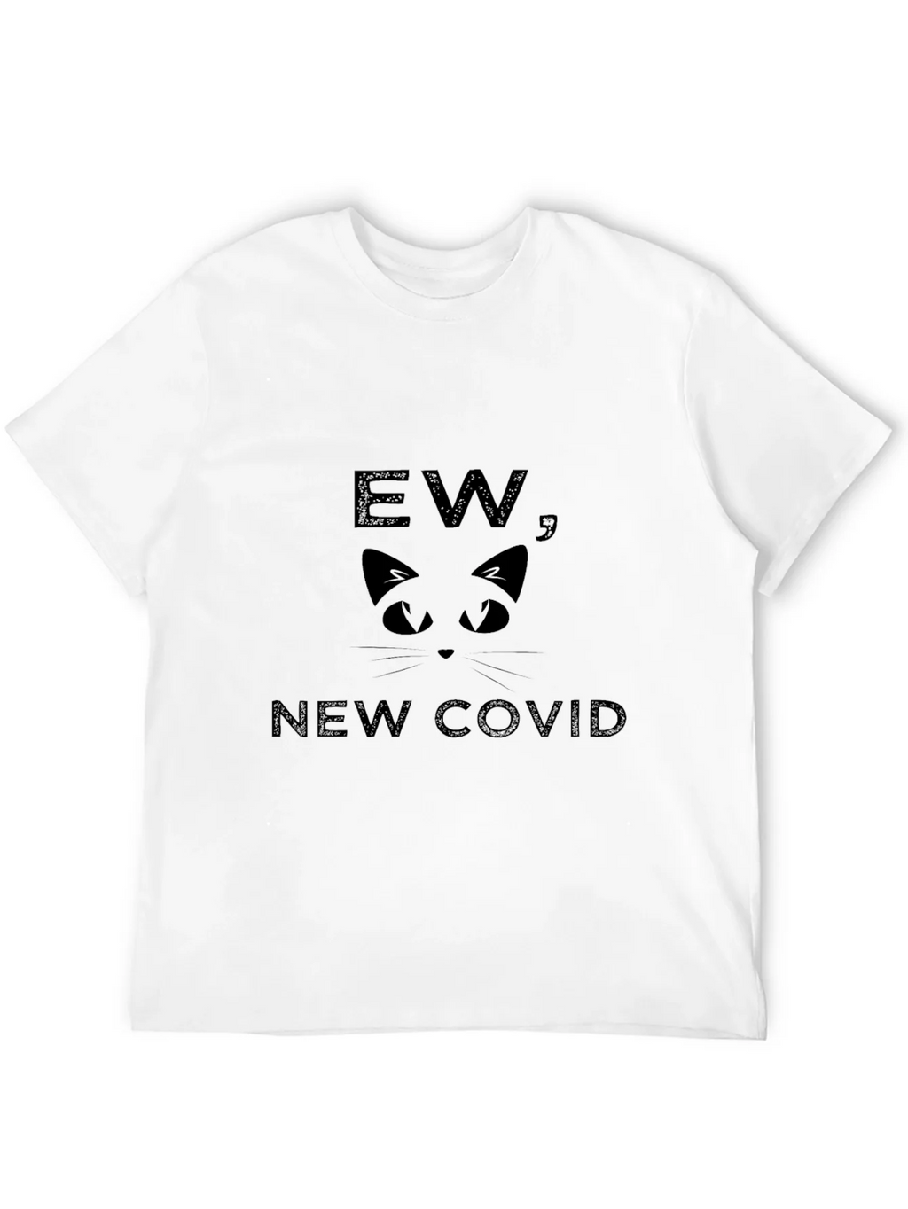 Ew New Covid Cat Face Graphic T-Shirt product image 11