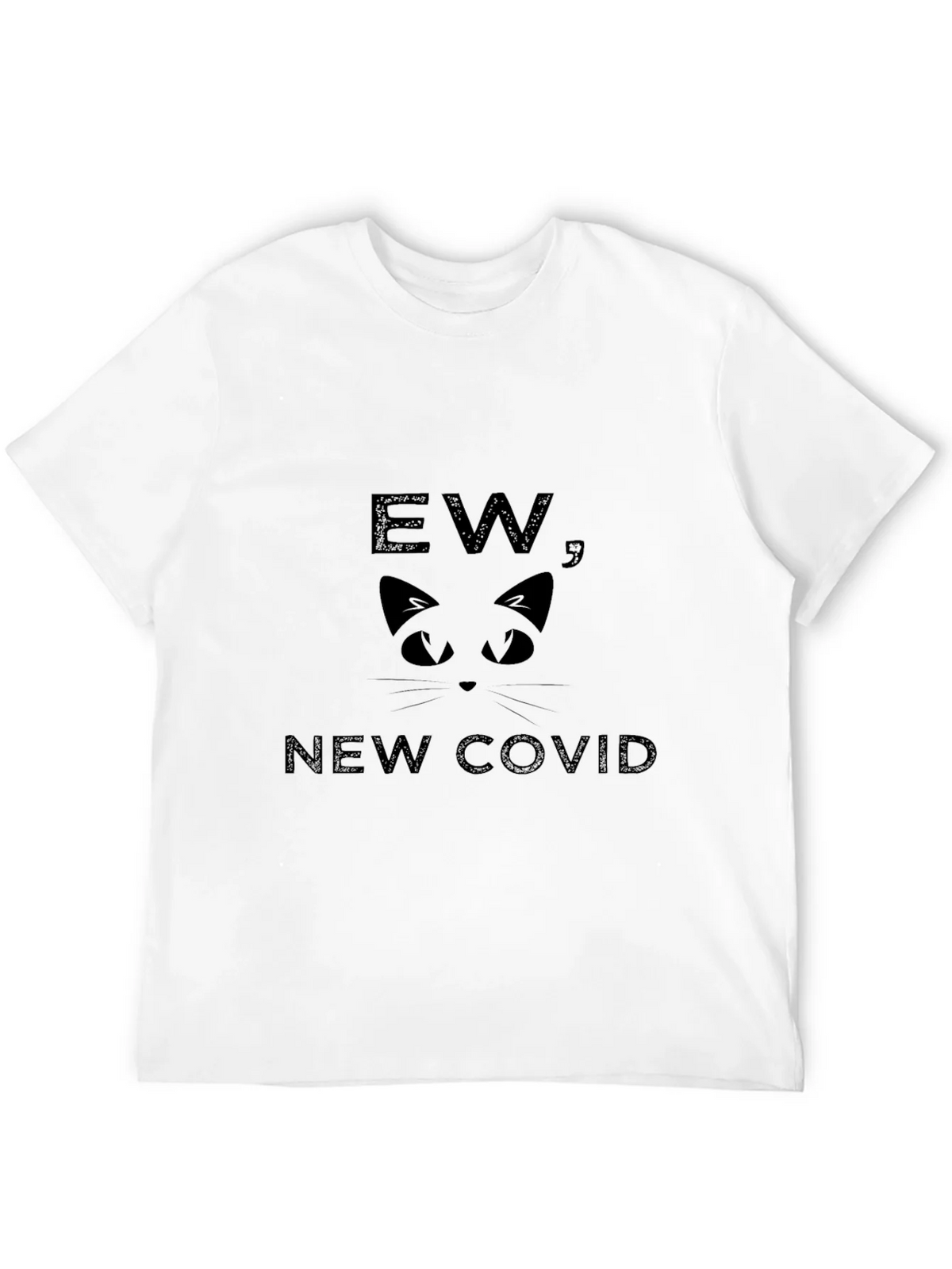 Ew New Covid Cat Face Graphic T-Shirt product image 11