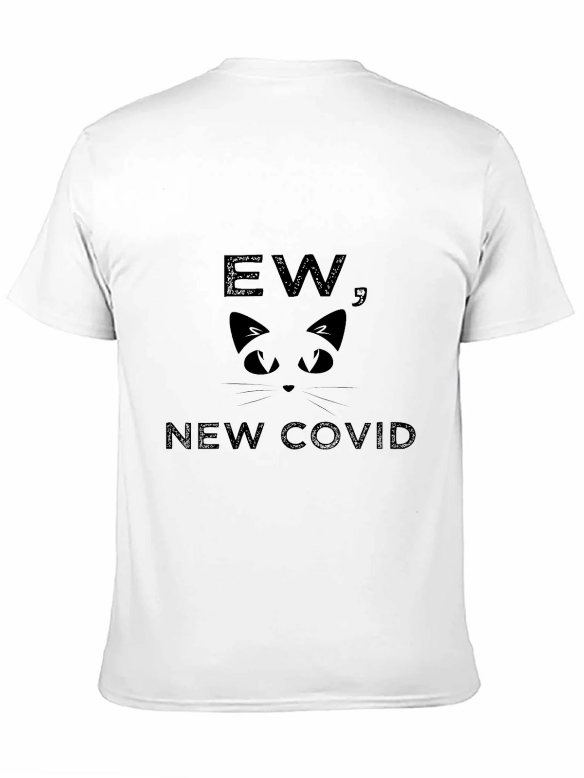 Ew New Covid Cat Face Graphic T-Shirt product image 10