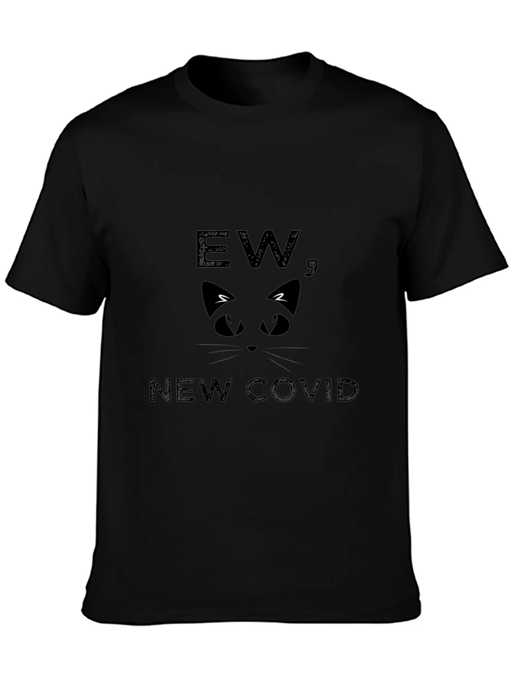 Ew New Covid Cat Face Graphic T-Shirt product image 3