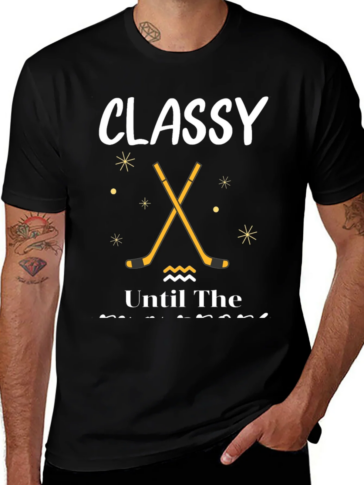 Classy Hockey T-Shirt - Game Day Apparel product image 1