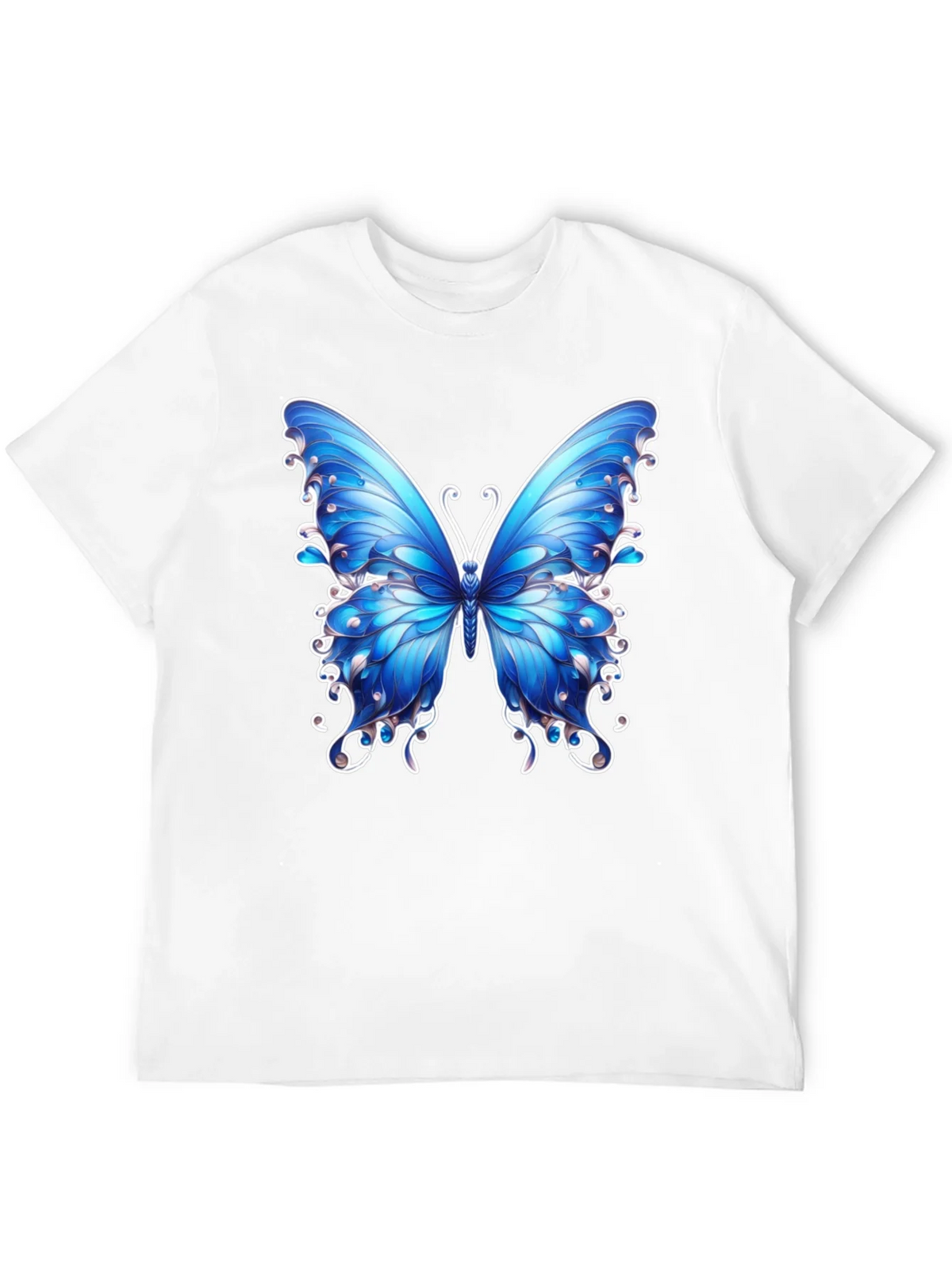 Butterfly Graphic Tee - Stylish Mens Black T-Shirt product image 11