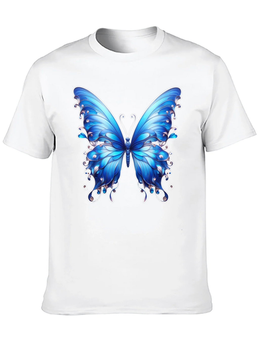 Butterfly Graphic Tee - Stylish Mens Black T-Shirt product image 9