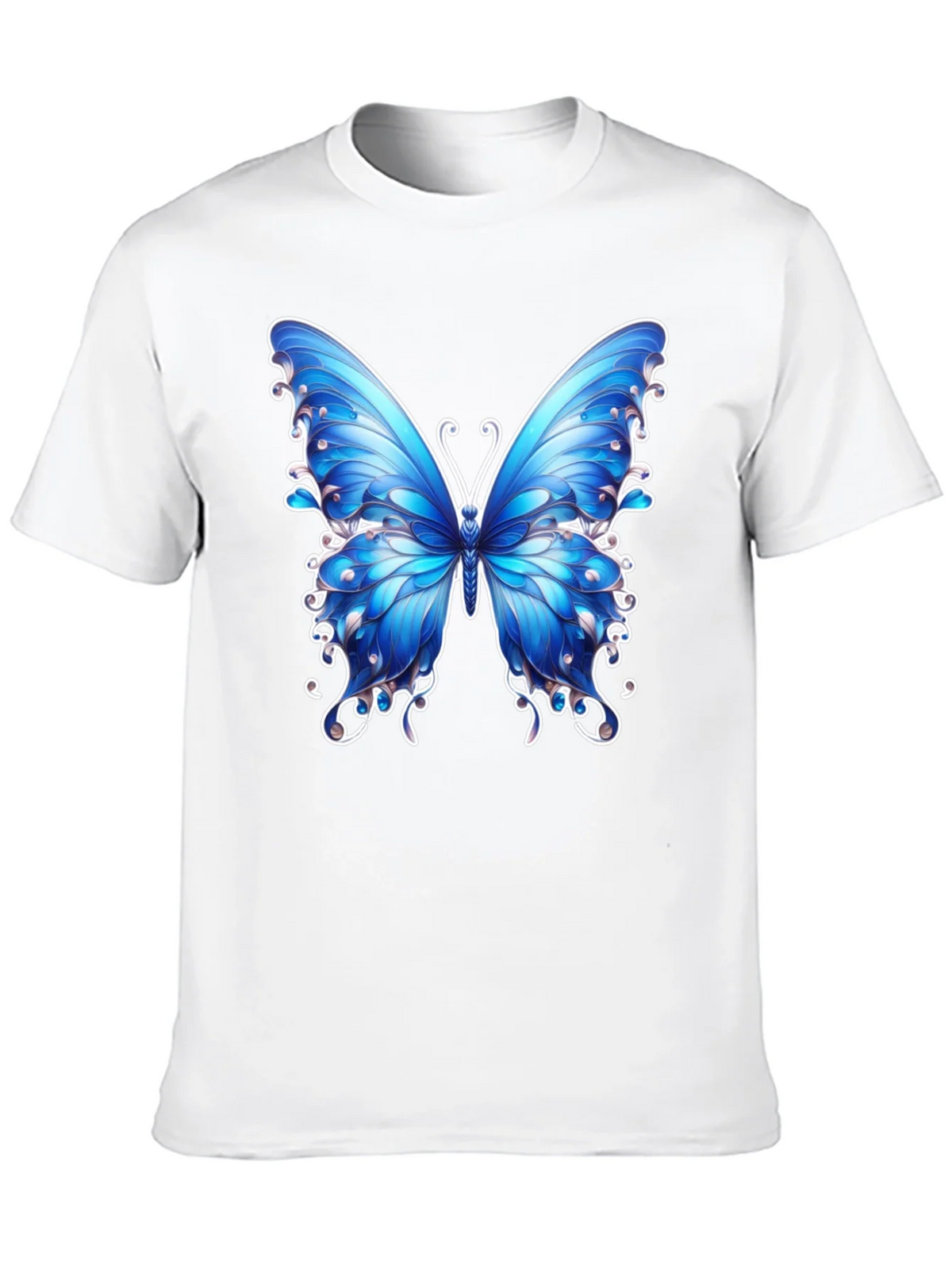 Butterfly Graphic Tee - Stylish Mens Black T-Shirt product image 9