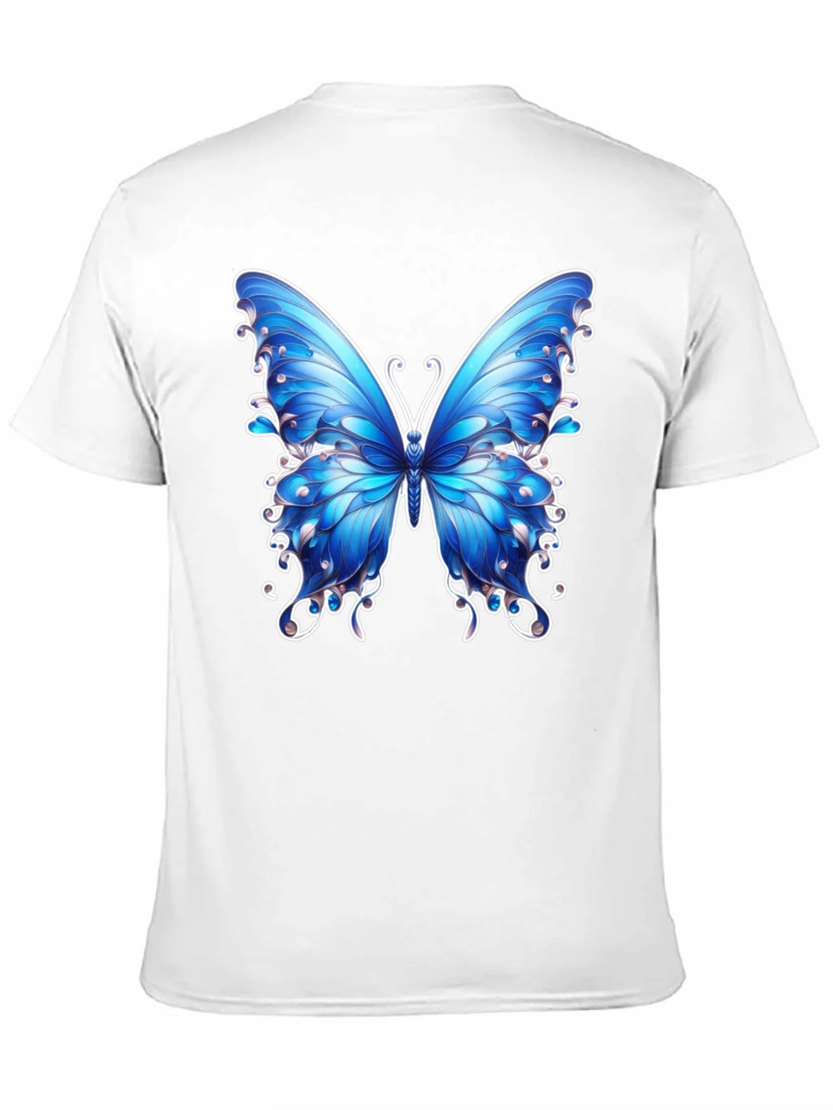 Butterfly Graphic Tee - Stylish Mens Black T-Shirt product image 10