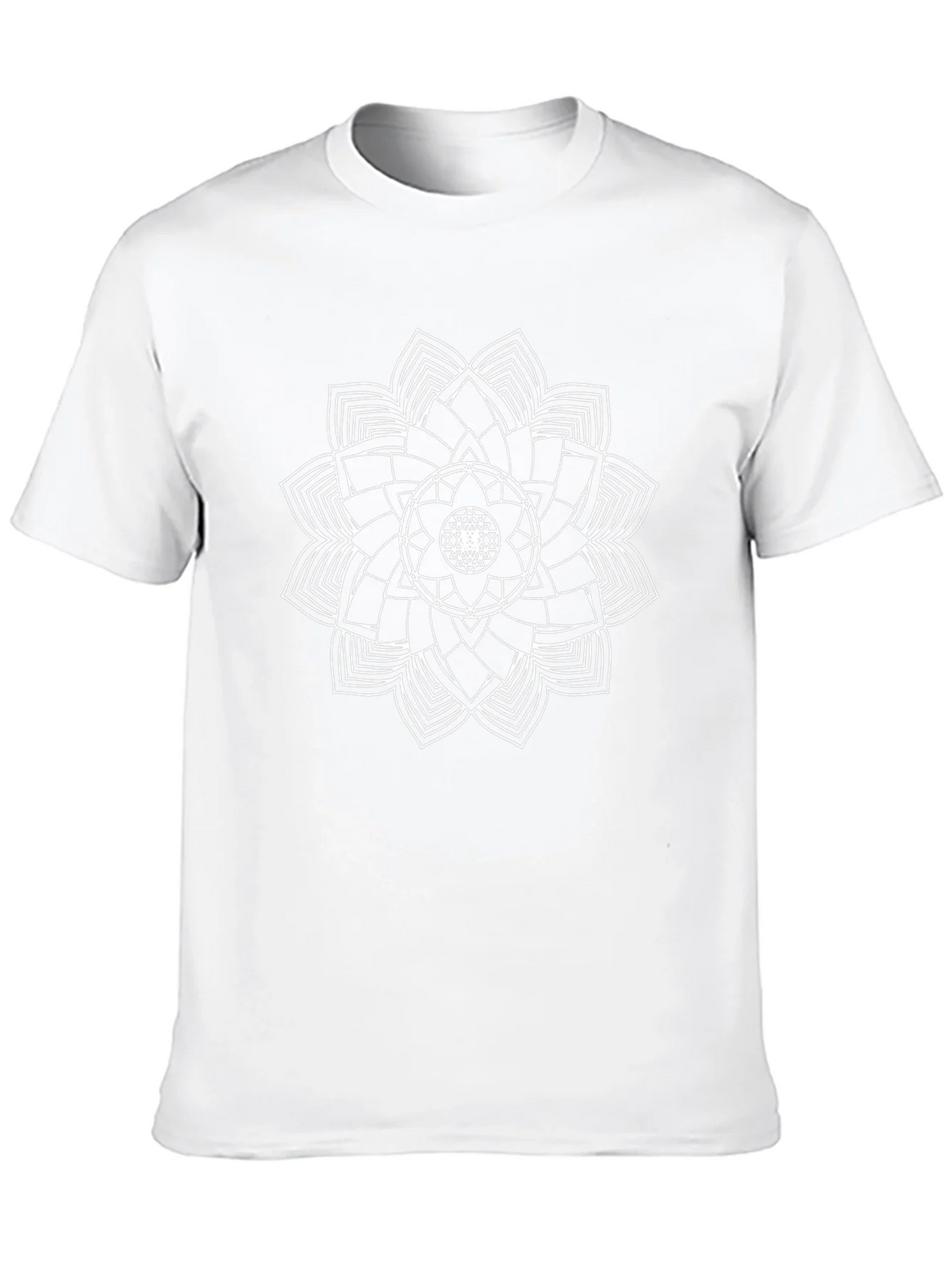 Mandala Graphic Black T-Shirt - Geometric Design product image 9