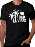 No Bad Vibes Palm Tree Graphic Tee product image 1
