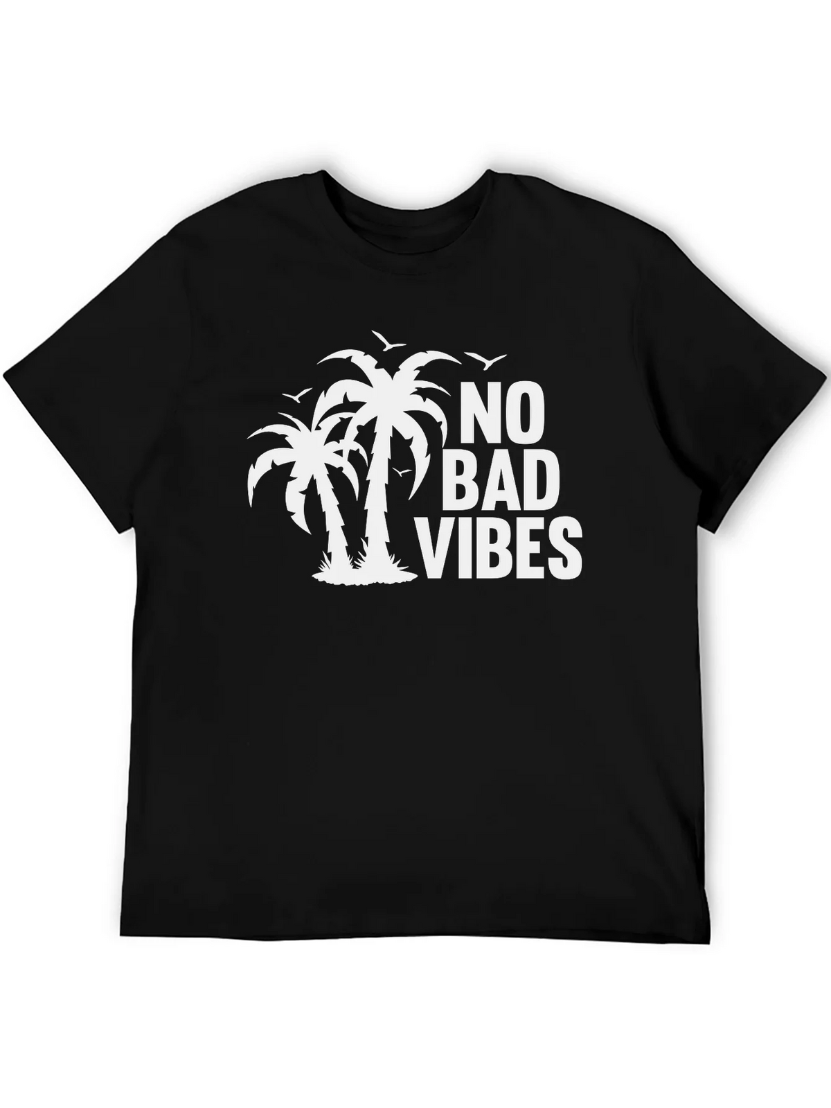 No Bad Vibes Palm Tree Graphic Tee product image 4