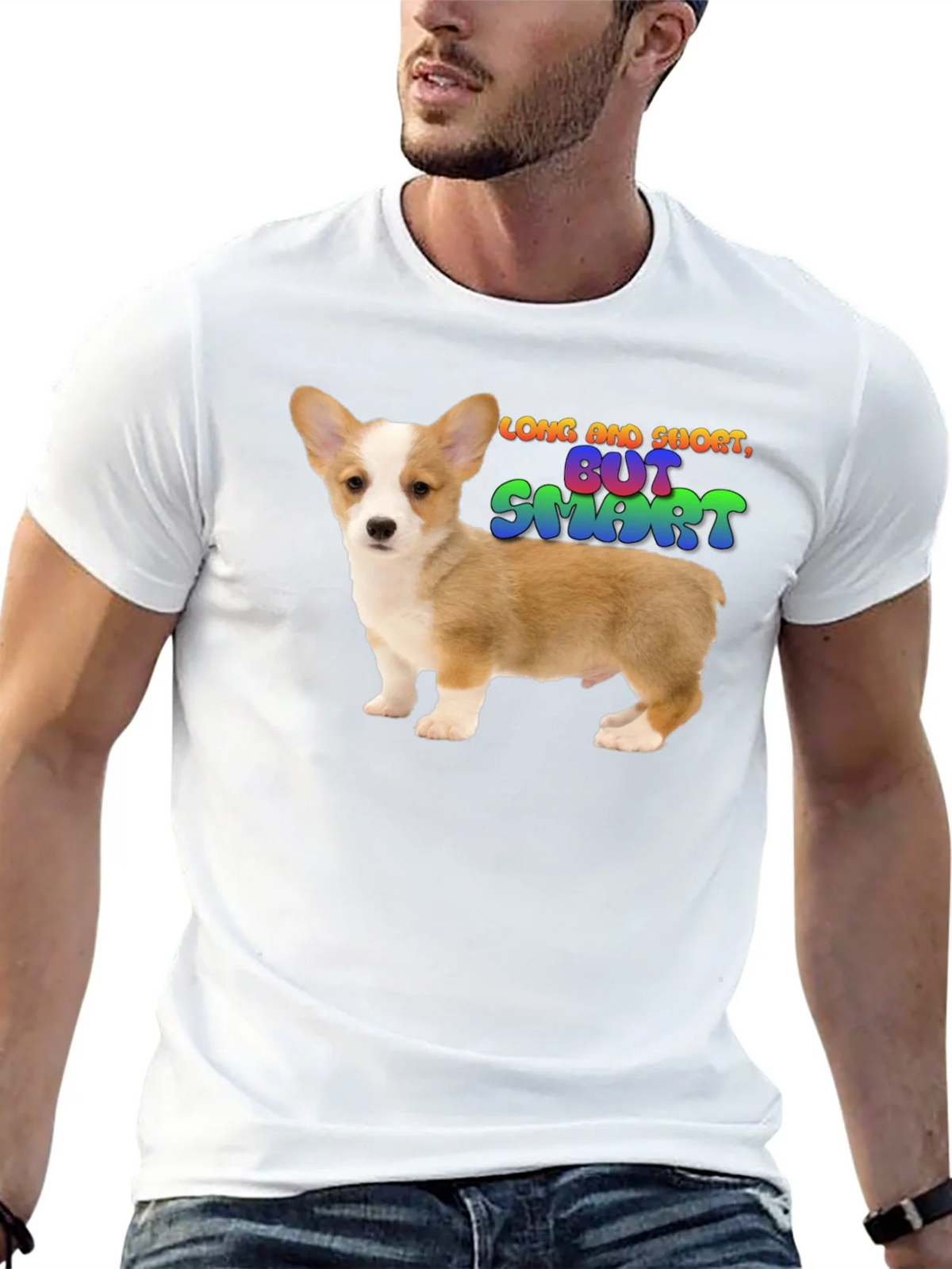 Long and Short But Smart Corgi T-Shirt product image 12
