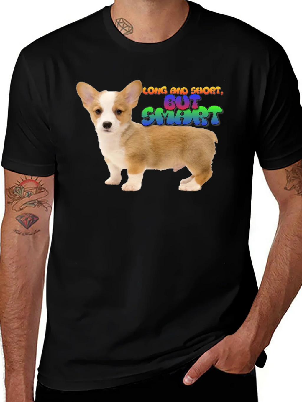 Long and Short But Smart Corgi T-Shirt product image 1