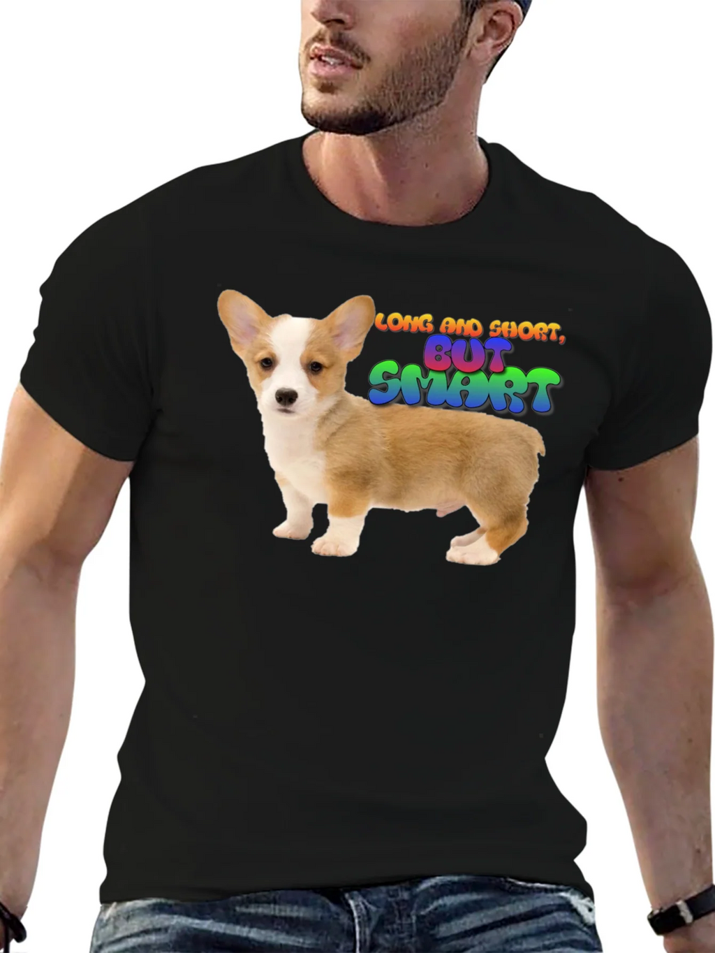 Long and Short But Smart Corgi T-Shirt product image 6