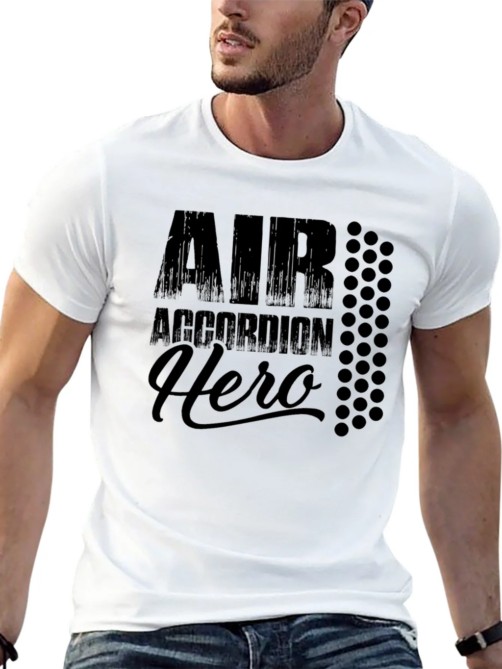Air Accordion Hero Graphic Tee - Black product image 12