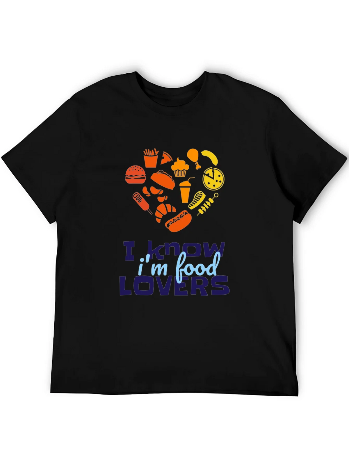 Food Lover Graphic Tee - Heart Shaped Fast Design product image 5