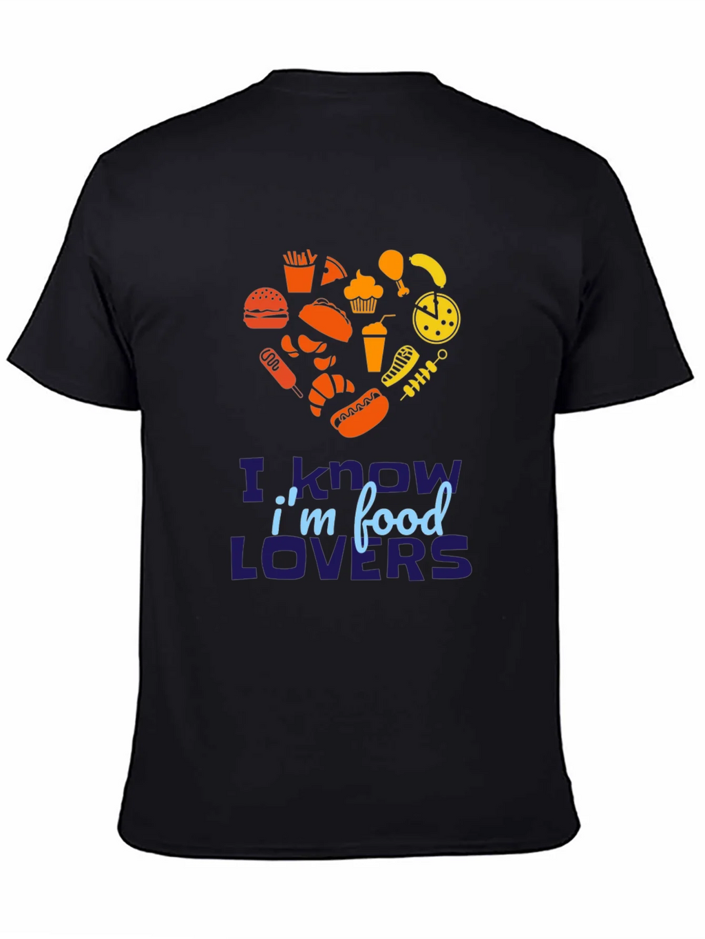 Food Lover Graphic Tee - Heart Shaped Fast Design product image 4