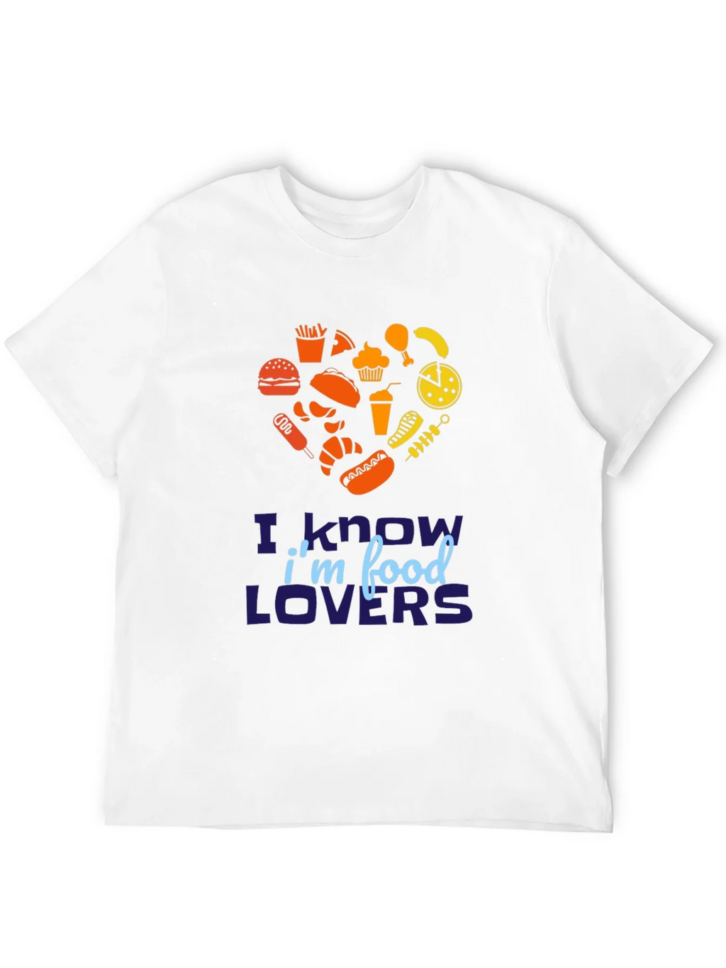 Food Lover Graphic Tee - Heart Shaped Fast Design product image 11