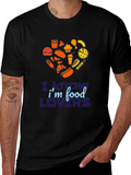 Food Lover Graphic Tee - Heart Shaped Fast Design product image 1