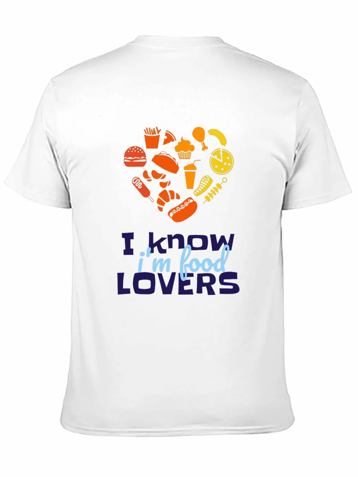 Food Lover Graphic Tee - Heart Shaped Fast Design product image 10