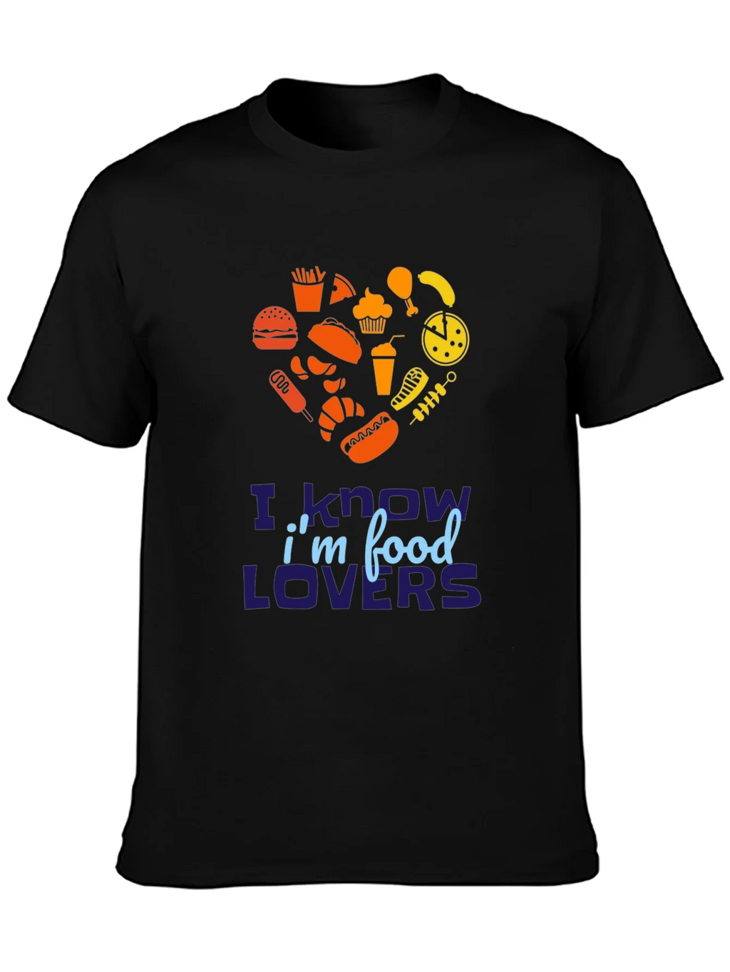 Food Lover Graphic Tee - Heart Shaped Fast Design product image 3