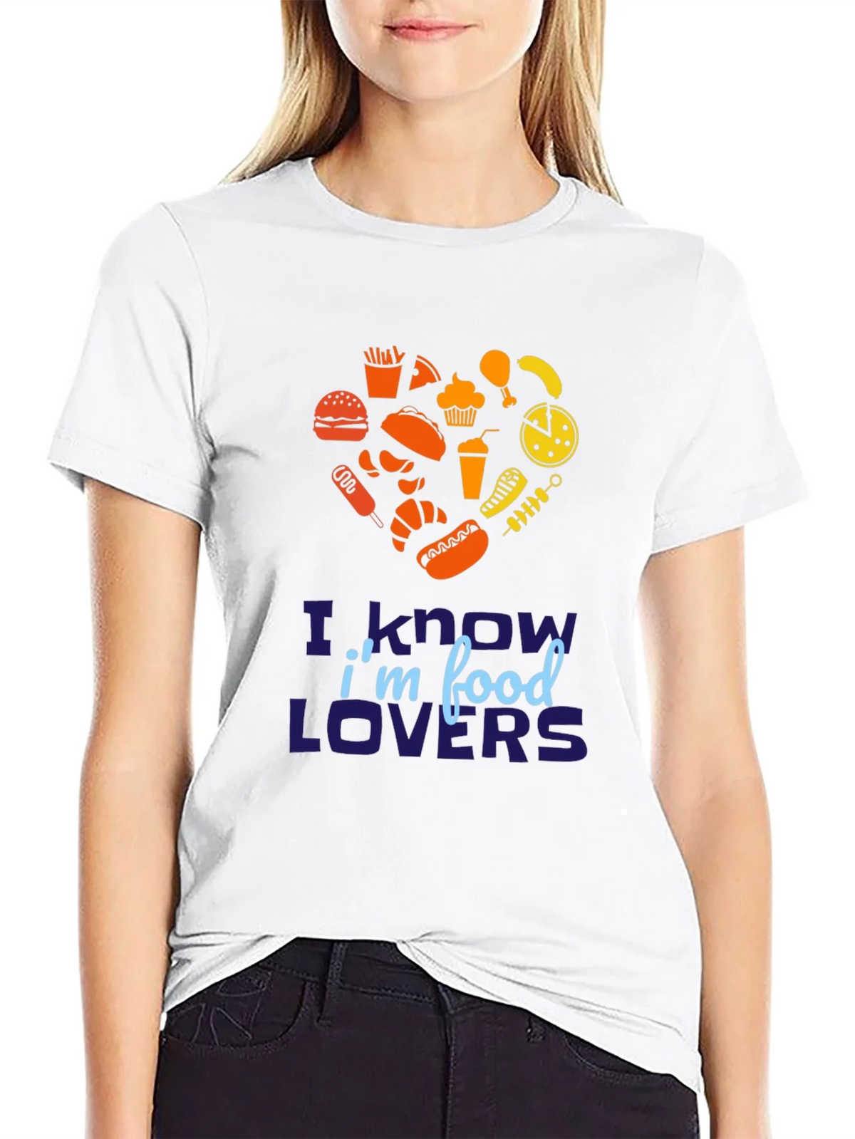 Food Lover Graphic Tee - Heart Shaped Fast Design product image 8