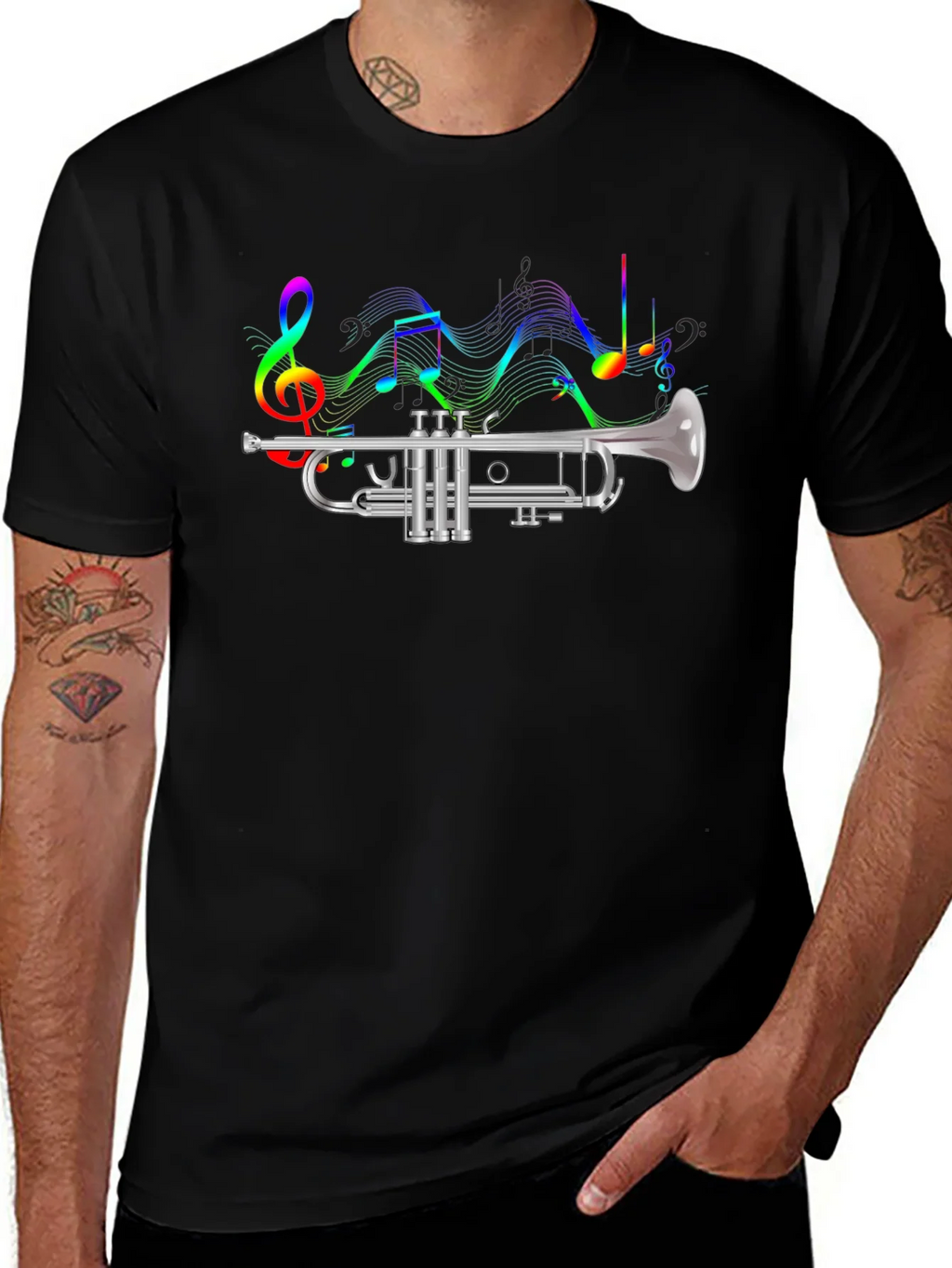 Musical Trumpet Graphic T-Shirt product image 1