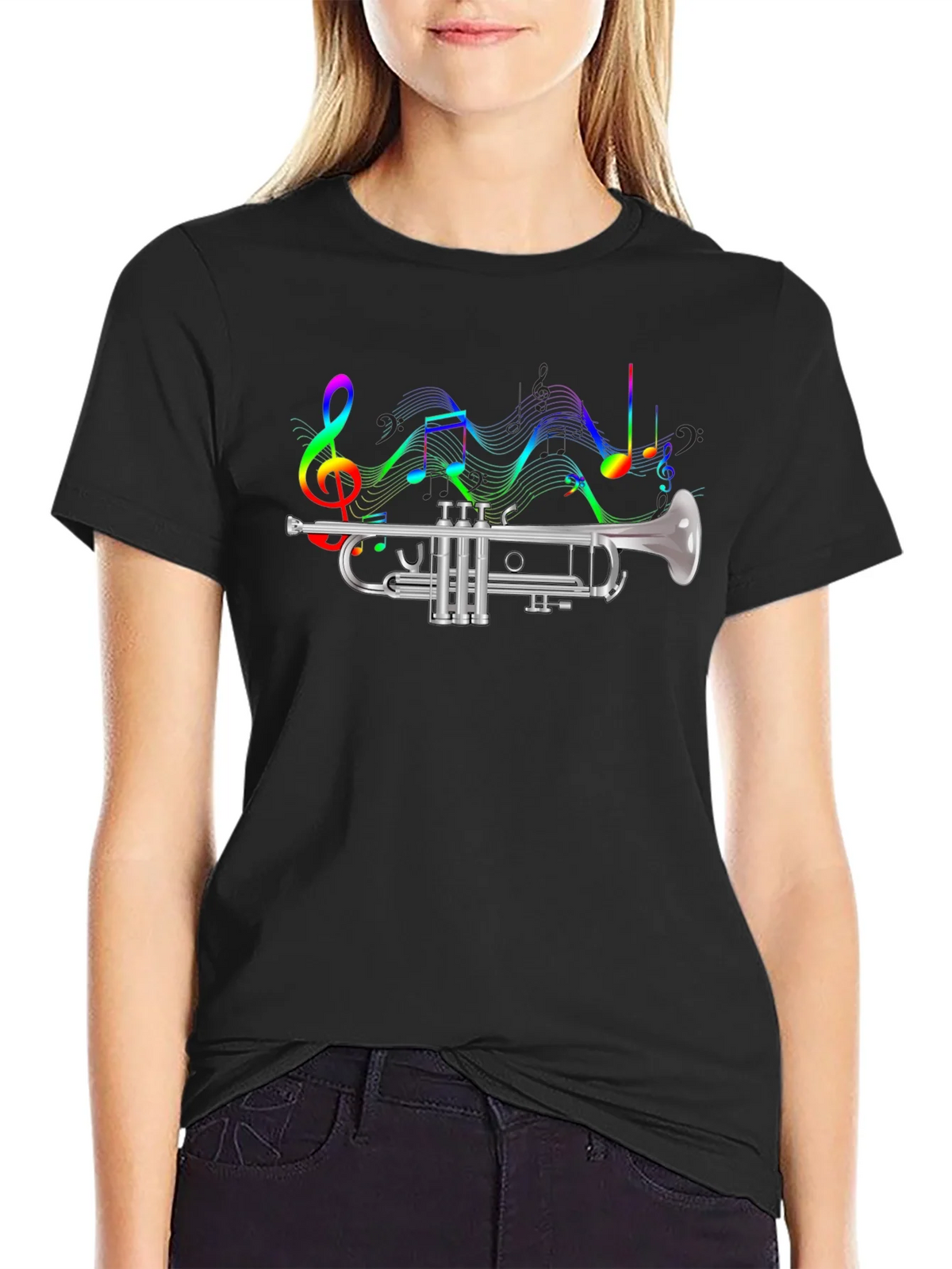 Musical Trumpet Graphic T-Shirt product image 2
